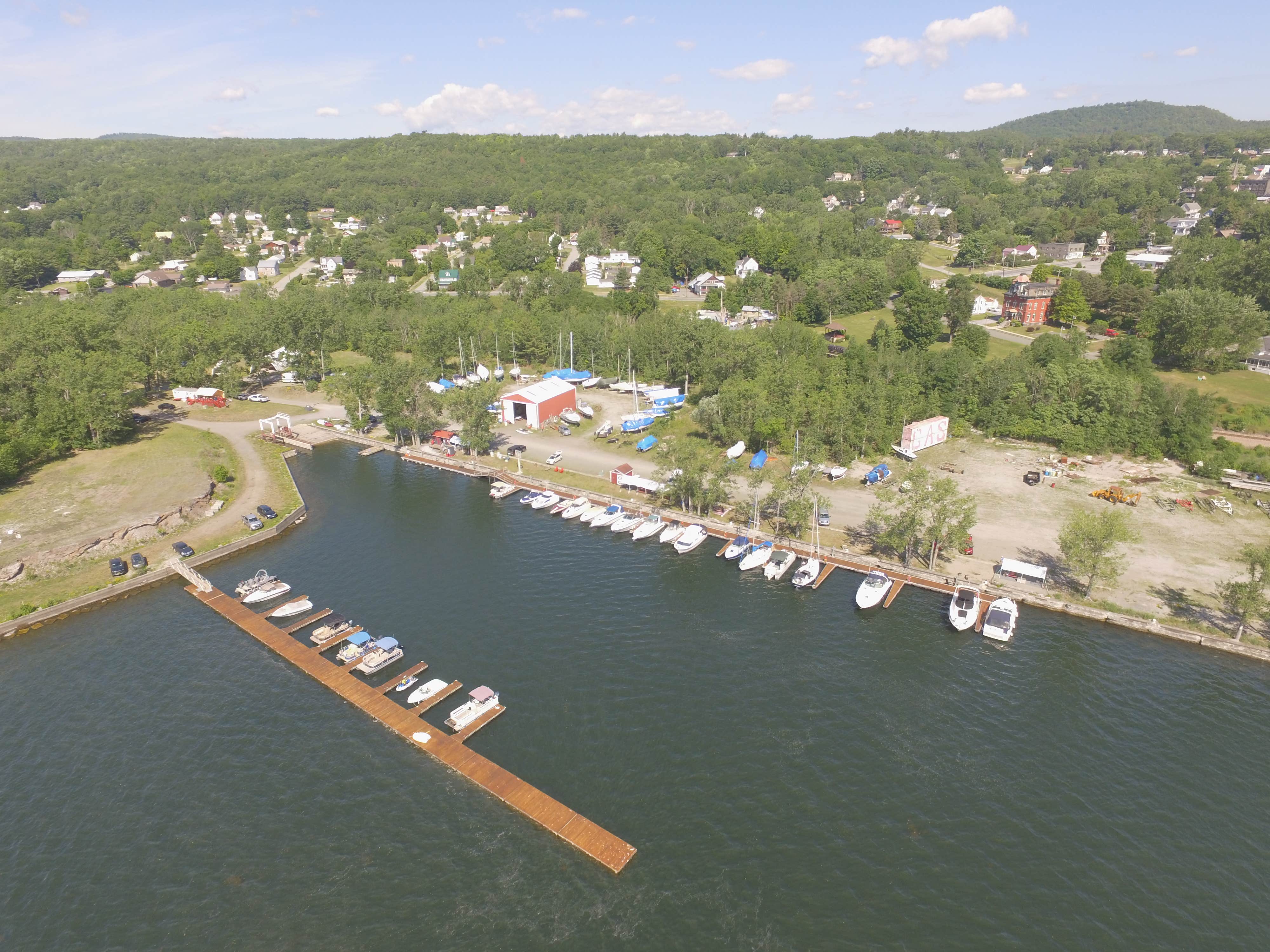 Camper-submitted photo at Bridgeview Harbour Marina near Addison, VT