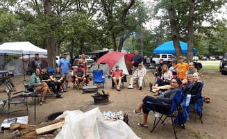 RJourney R.'s photo of camping with pets at Pearl Lake RV Campground near Wisconsin Rapids, WI