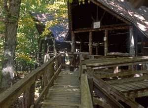 Tony's photo of a cabin at Camp Ondessonk near Murphysboro, IL