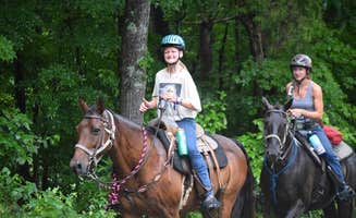 Tony's photo of camping with a horse at Camp Ondessonk near Eddyville, IL