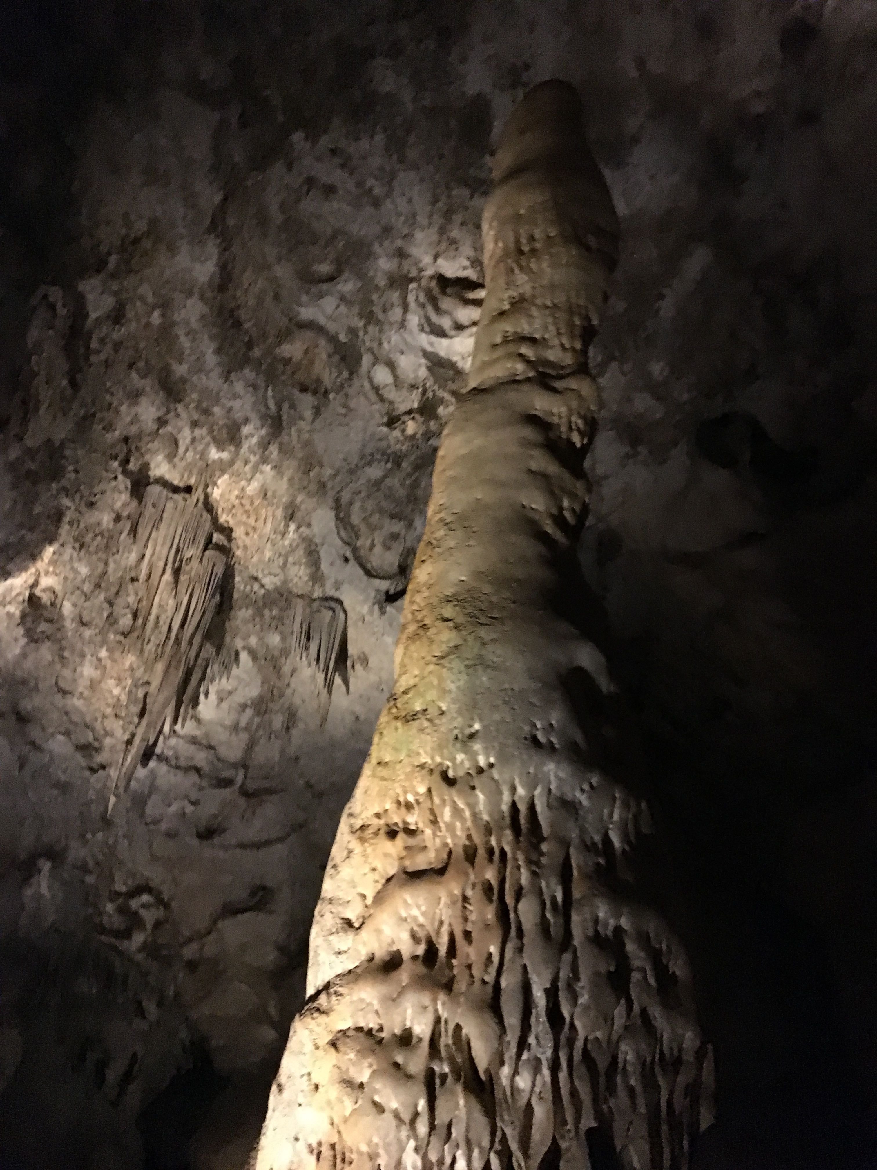 giant stalagmite