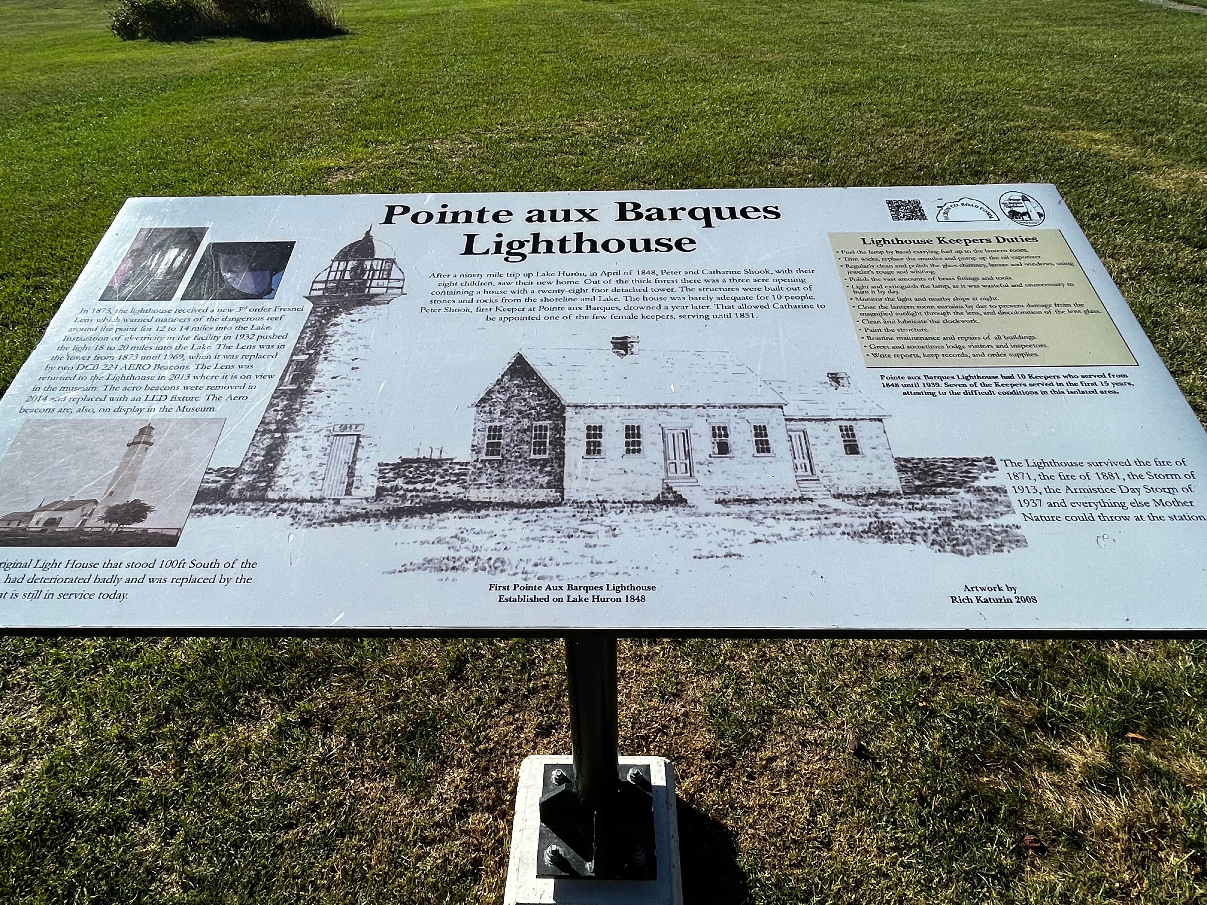 Camper-submitted photo at Lighthouse Park (Huron County Park) near Caseville, MI