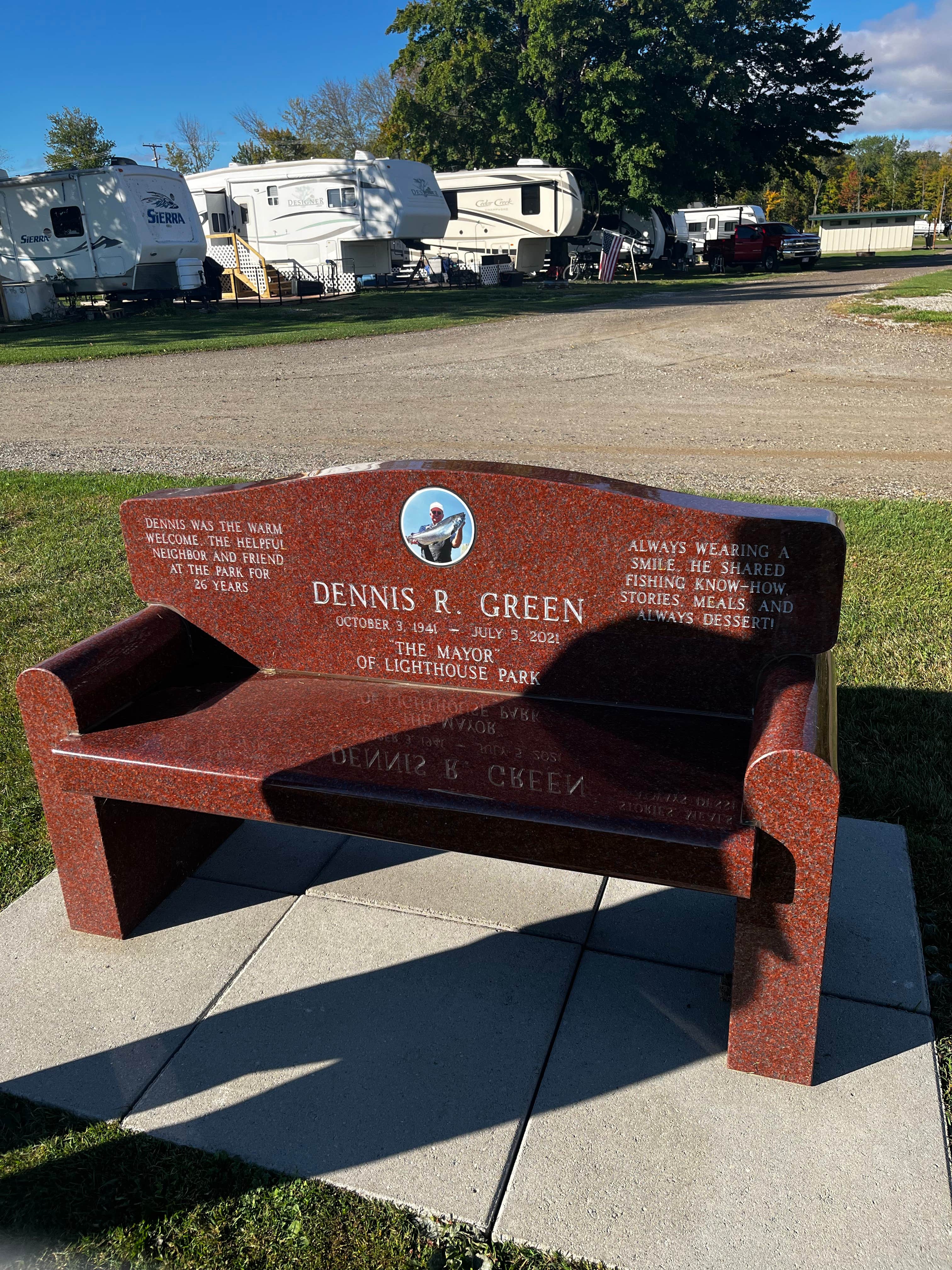 Linda H.'s photo of rv camping at Lighthouse Park (Huron County Park) near Port Hope, MI