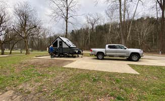Shannon G.'s photo of glamping accommodations at Mohican State Park Campground near Ashland, OH