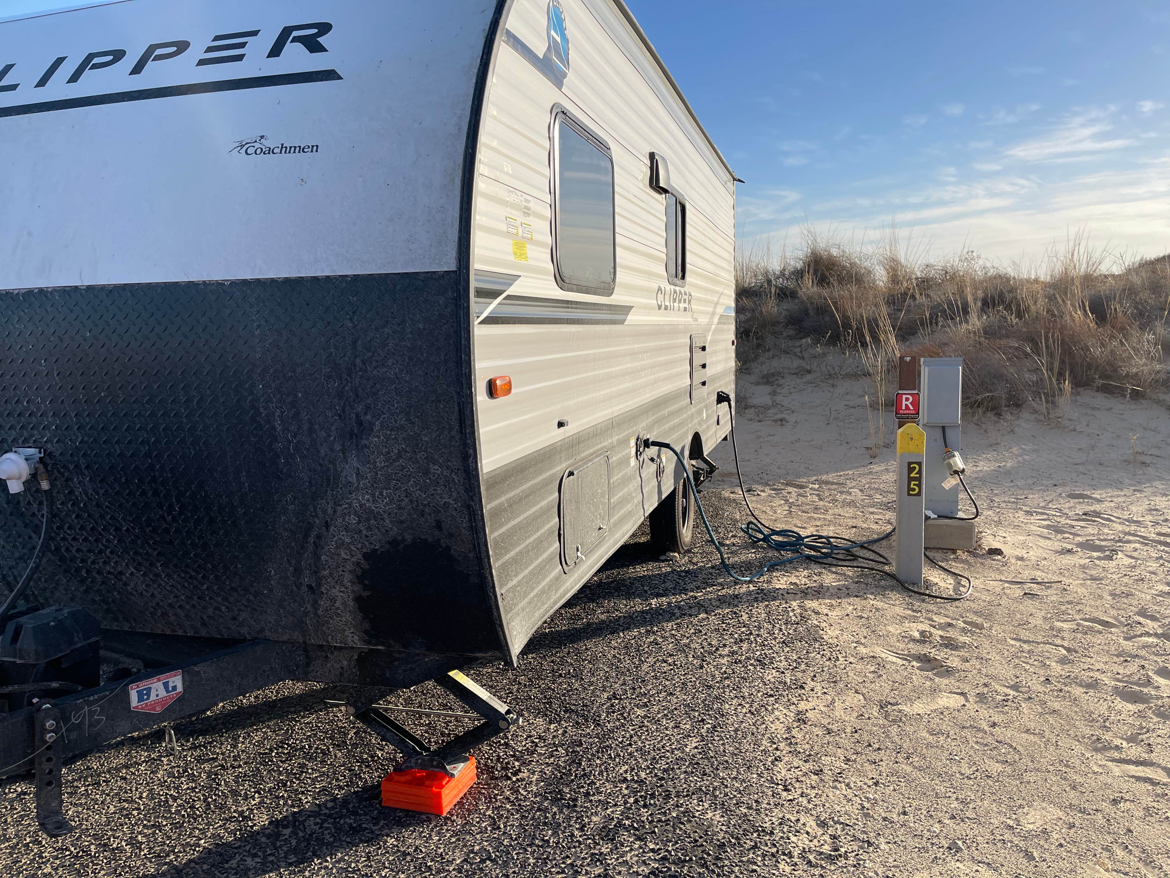 Brett D.'s photo of rv camping at Monahans Sandhills State Park Campground near Kermit, TX