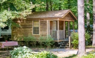 Charles's photo of a cabin at Whispering Pines Campground near Wethersfield, CT