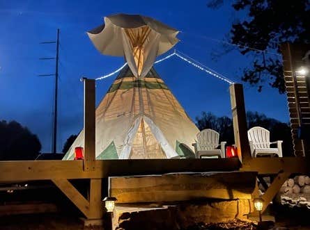 Camping near Waterside at Blue Ridge Space 187: Lost Indian Camp, Morganton, Georgia