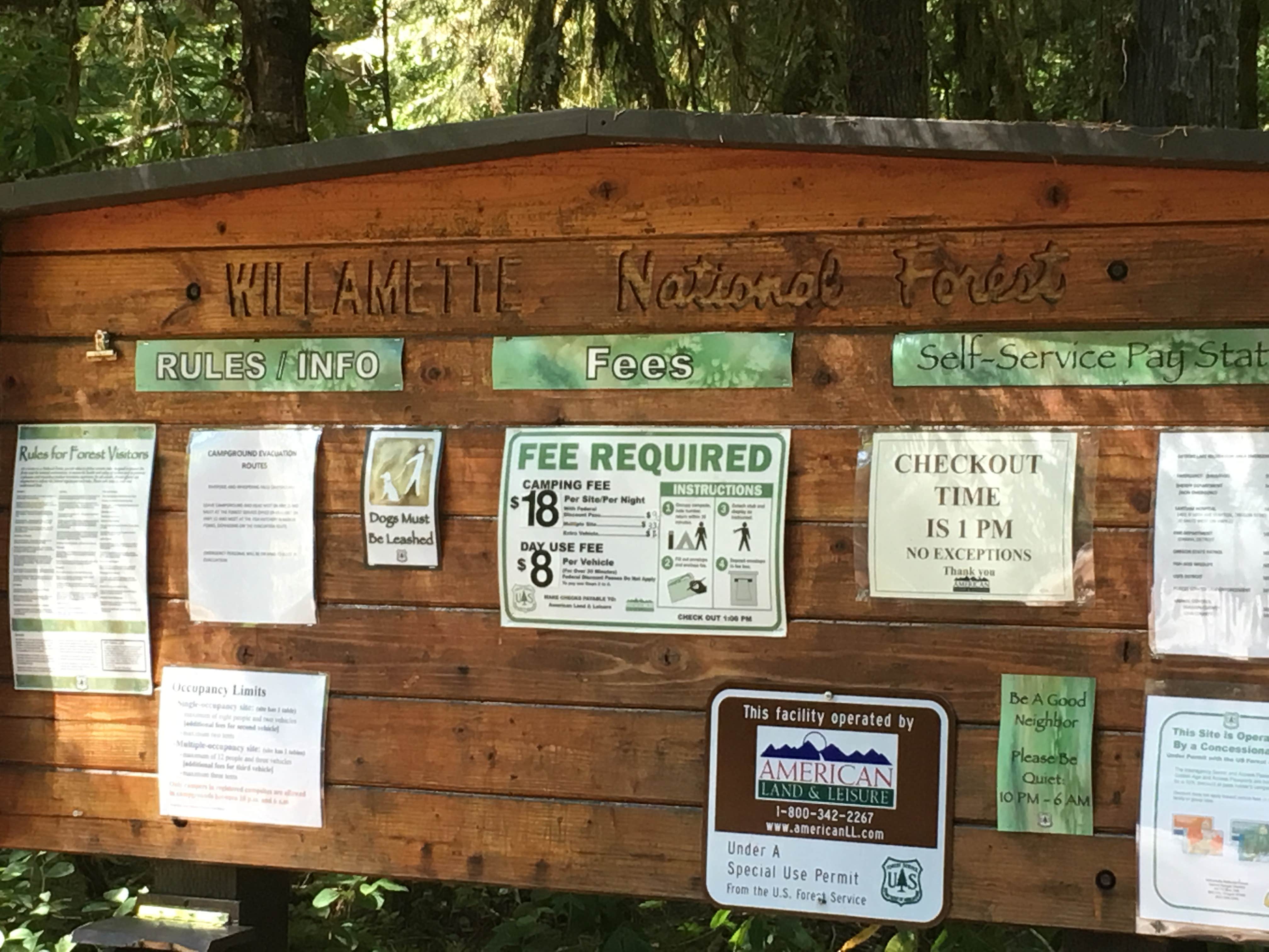 Camper submitted image from Whispering Falls Campground - 4