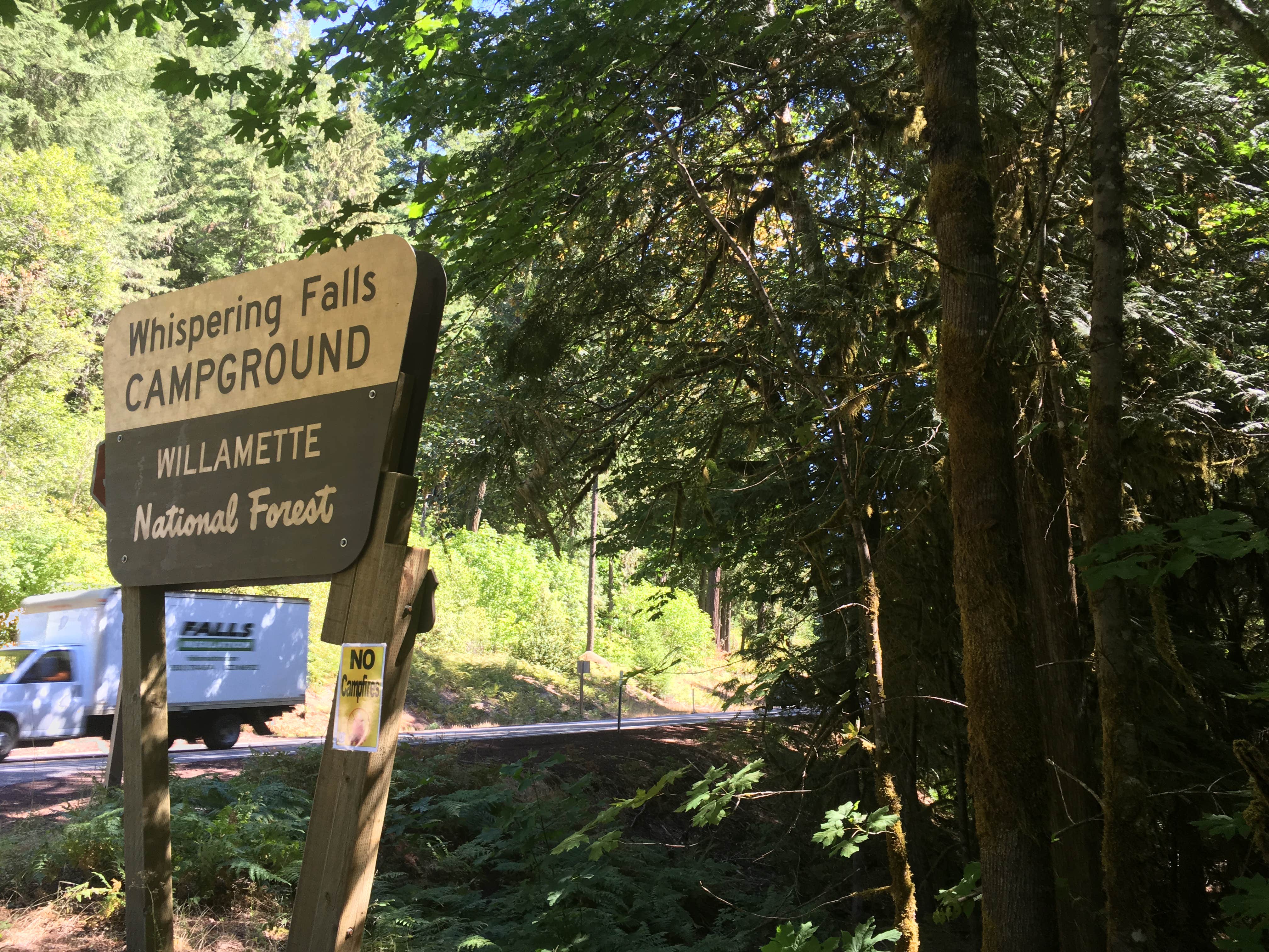 Camper-submitted photo at Whispering Falls Campground near Detroit, OR