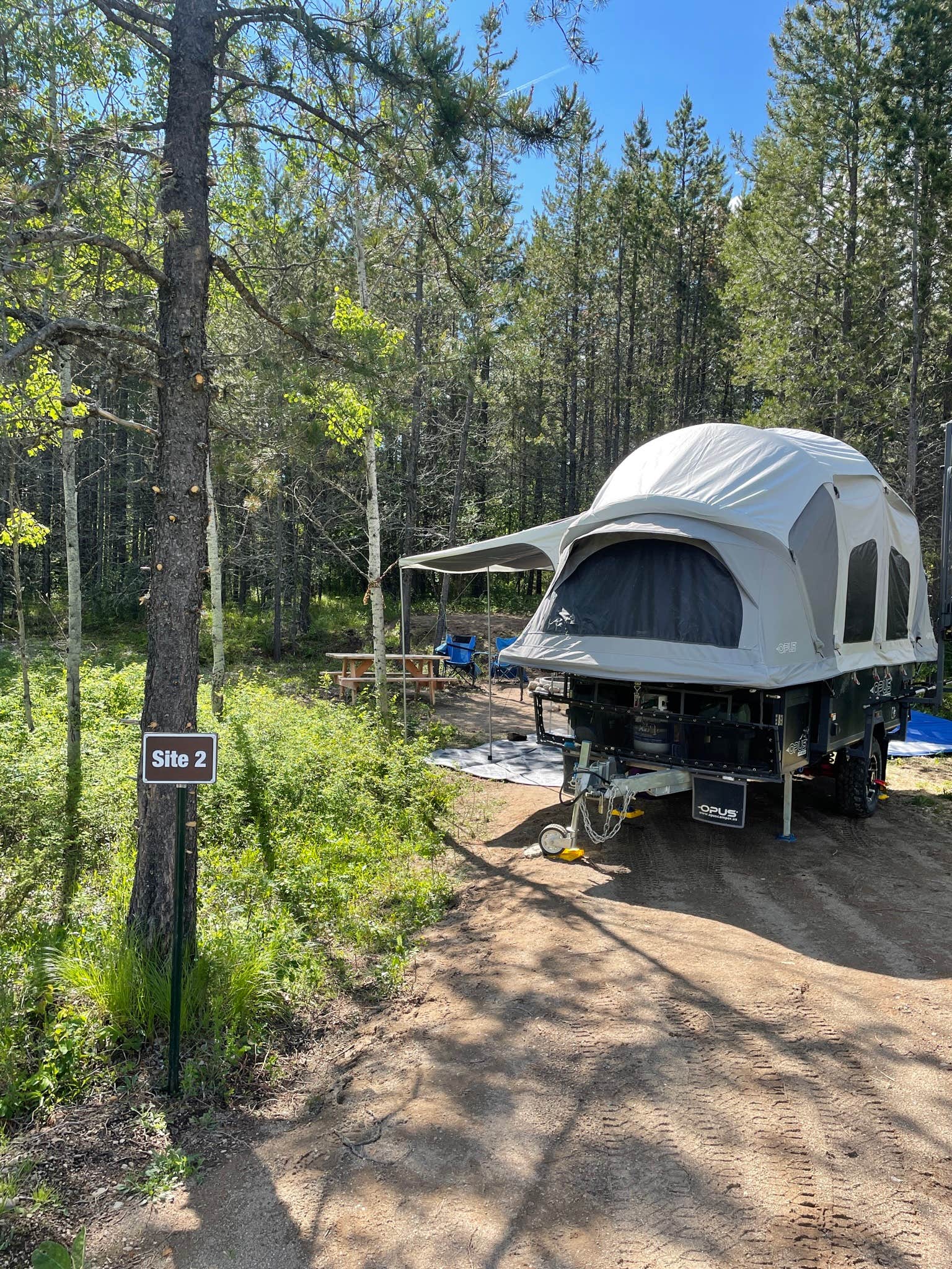 Jake B.'s photo at Glacier HipCamp (6 mins to West Glacier National Park) 🏕️ near Columbia Falls, MT