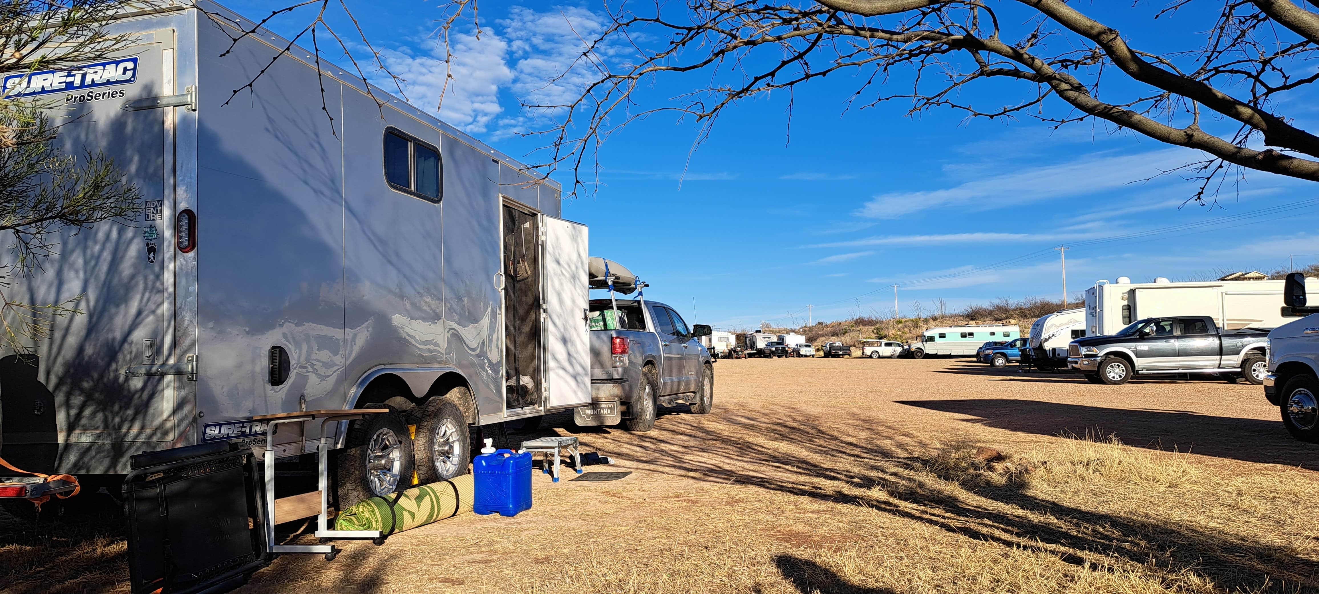 Becky's photo of rv camping at Tombstone Dry Camping RV Park - Temporarily Closed near Chiricahua, AZ
