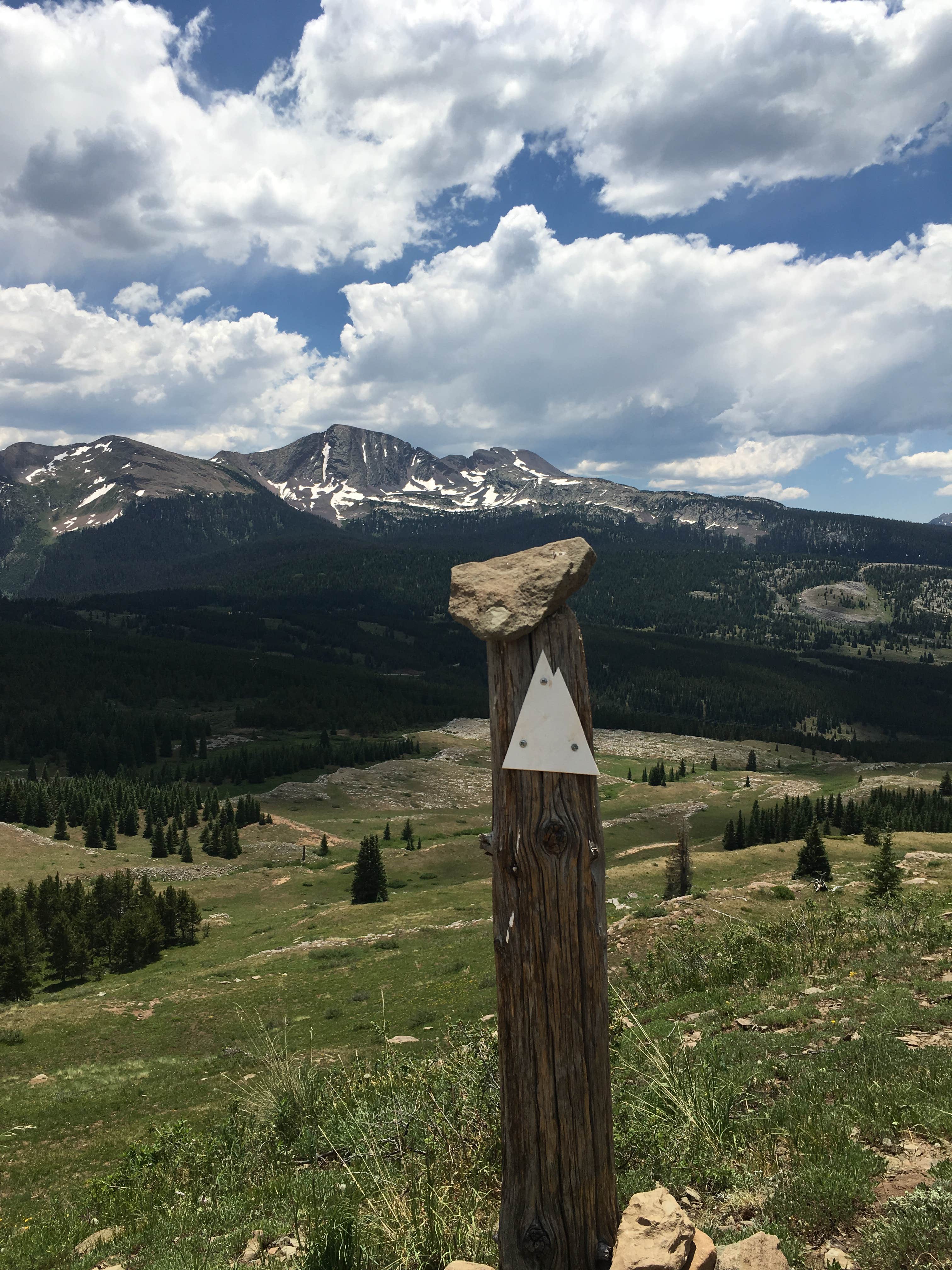 Colorado Trail marker