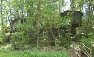 Camping near Mountaineer Campground: The Cabins At Healing Springs, Crumpler, North Carolina