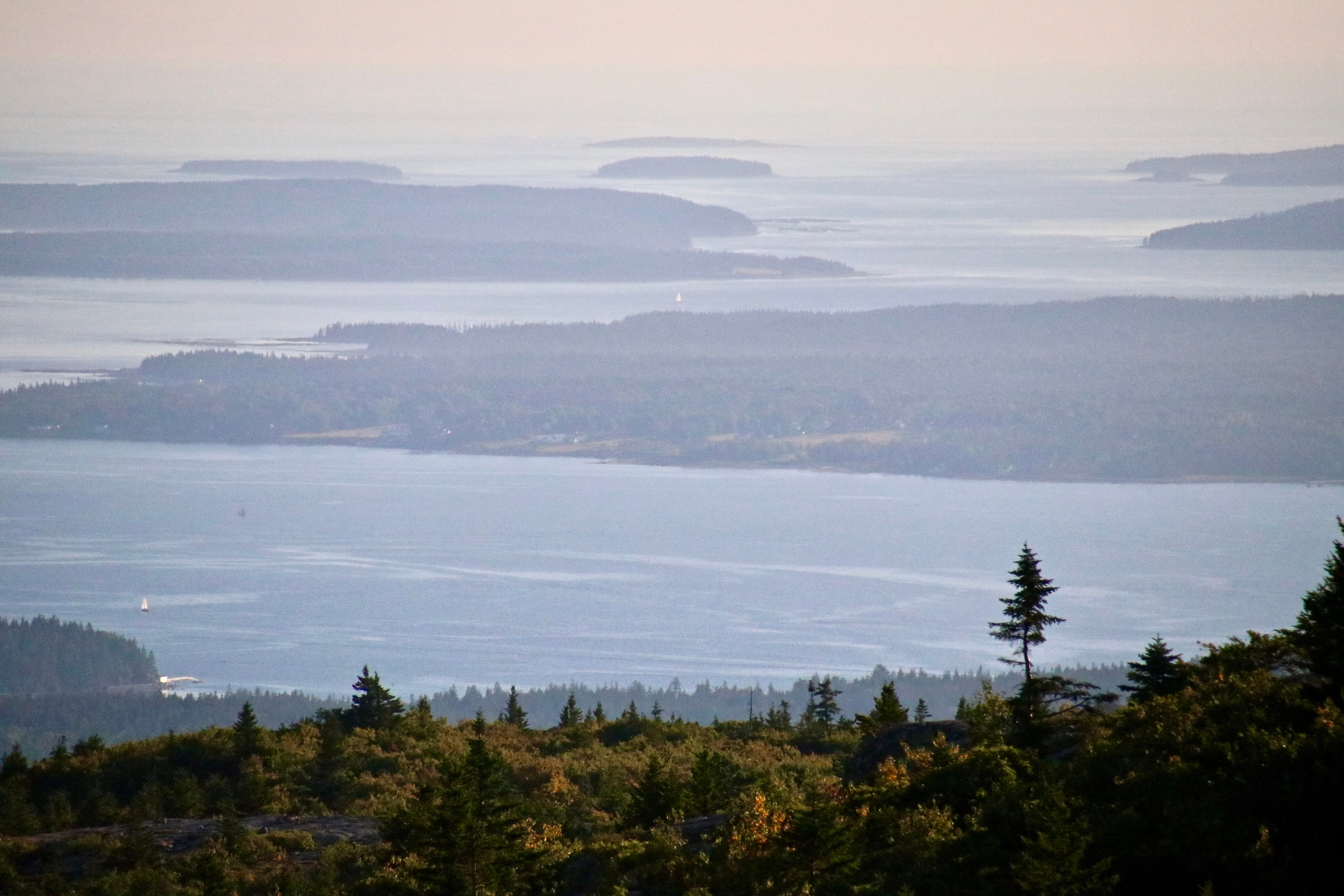 Our first night at Lamoine State Park, we drove to Cadillac Mountain (Acadia National Park). Phenomenal. 