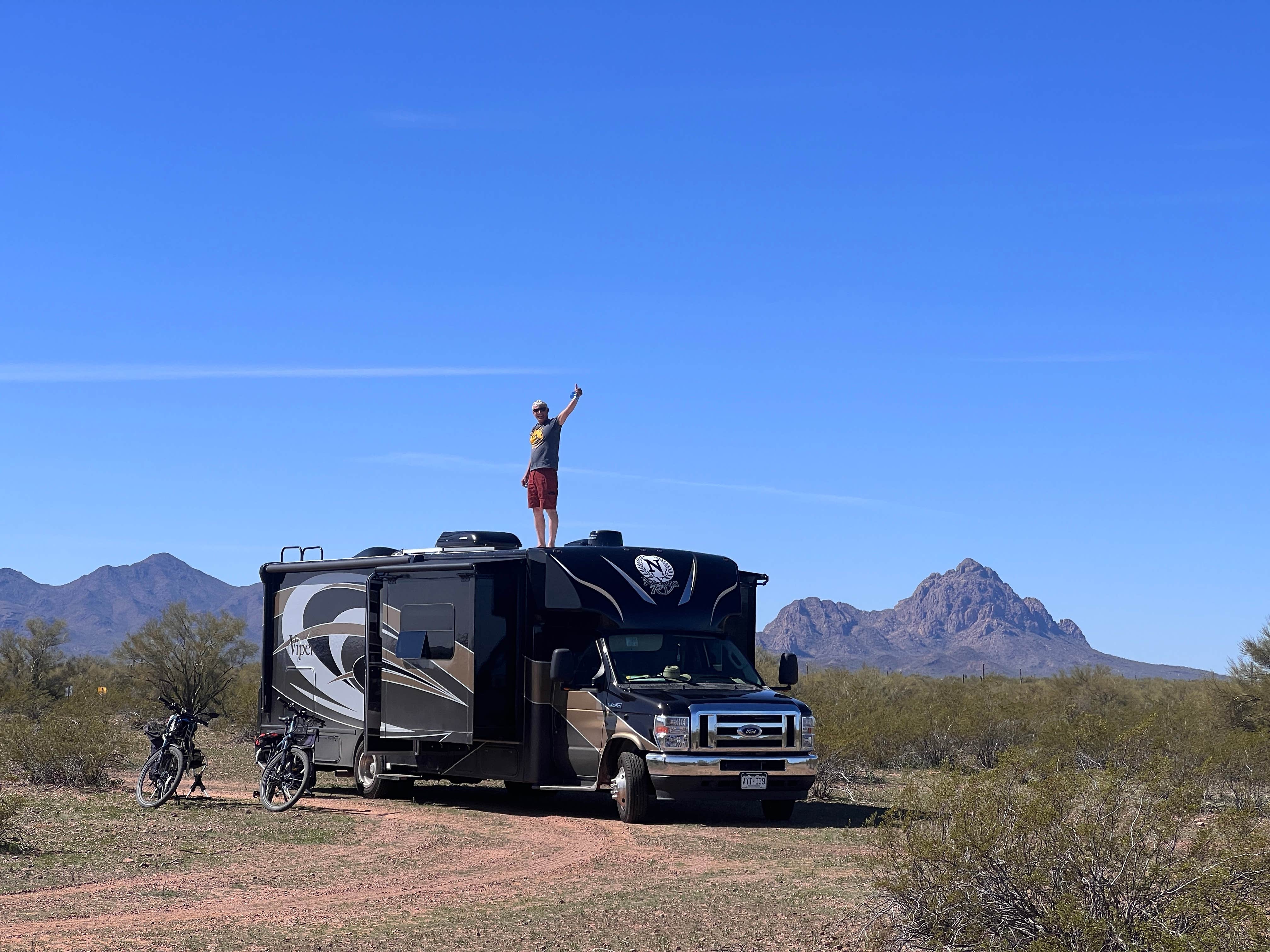 Camper-submitted photo at BLM Ironwood Forest National Monument - Reservation Road Dispersed Camping near Tucson, AZ