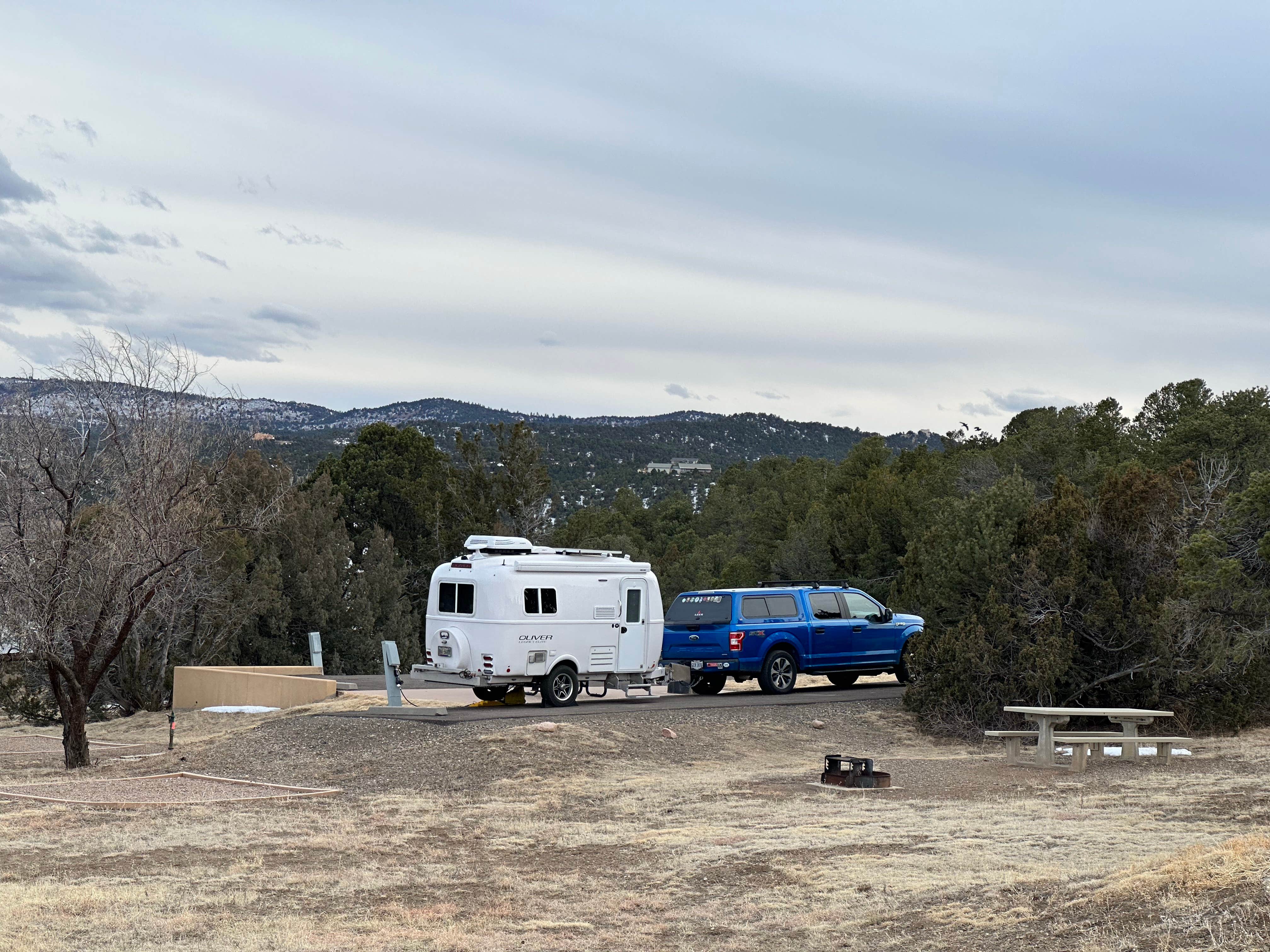 Lisa C.'s photo of rv camping at Carpios Ridge Campground — Trinidad Lake State Park near Folsom, NM