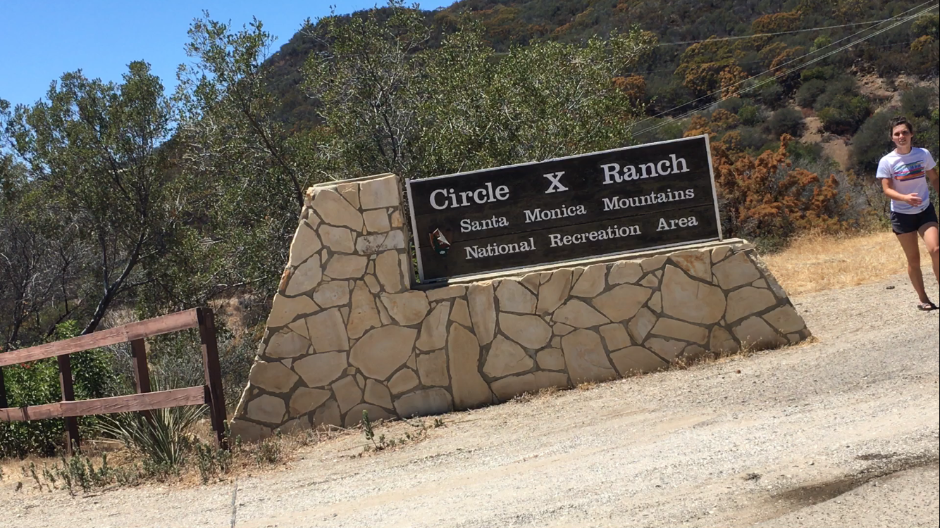 The road up to Circle X is very windy and you'll see some fallen rocks every couple or miles. Take the slow speed limits around the turns seriously. Eventually the sign for the campground appears when you come around one of the turns. 
