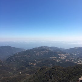 Once you're settle with your tents, check out the local hikes. One mile up the road is the trailhead to Sandstone Peak, which has an amazing view, as the highest point in the Santa Monica mountains