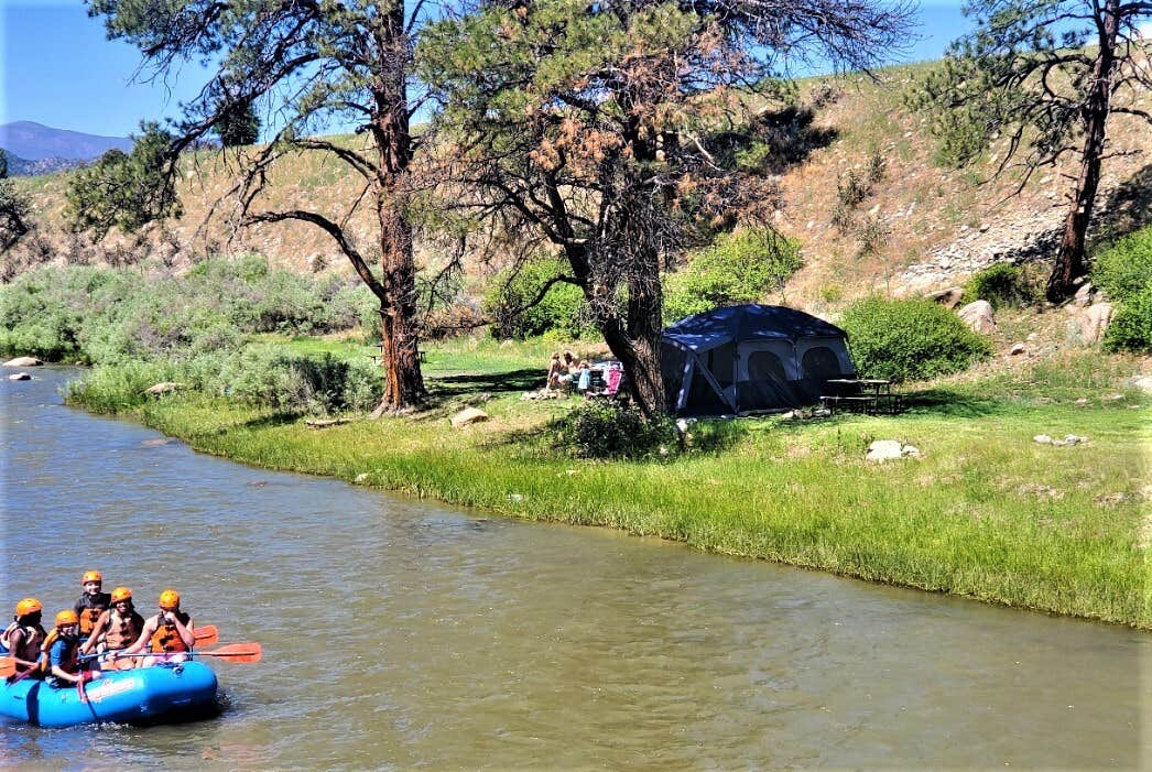 Camping near Bighorn Park: Sweetwater River Resort, Cotopaxi, Colorado
