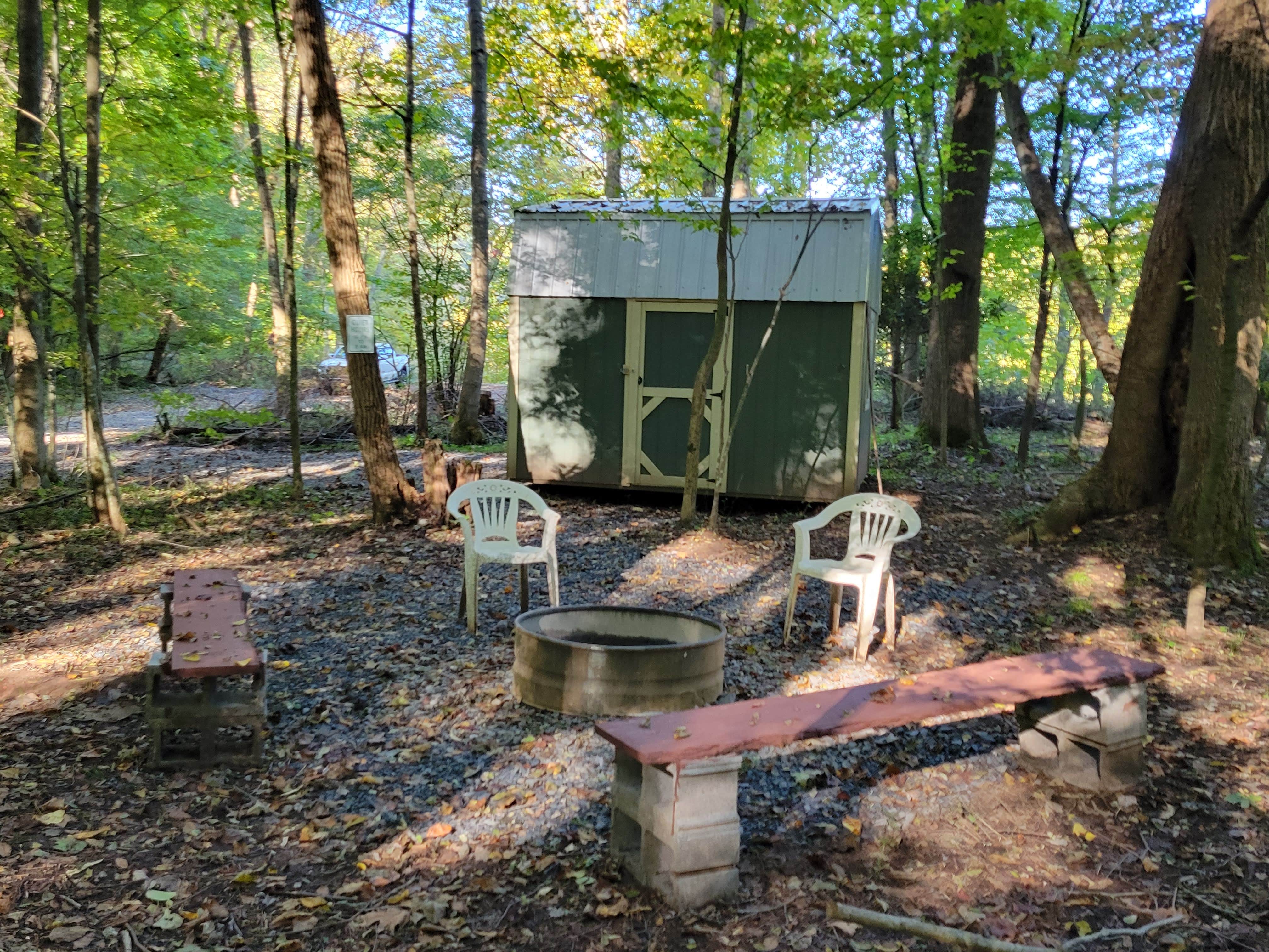 Vince L.'s photo of a cabin at Brooklyn Heights Riverfront Campground near Glady, WV