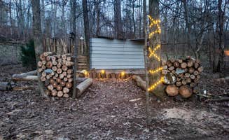 Ashley F.'s photo of glamping accommodations at Honea's Holler near Rising Fawn, GA