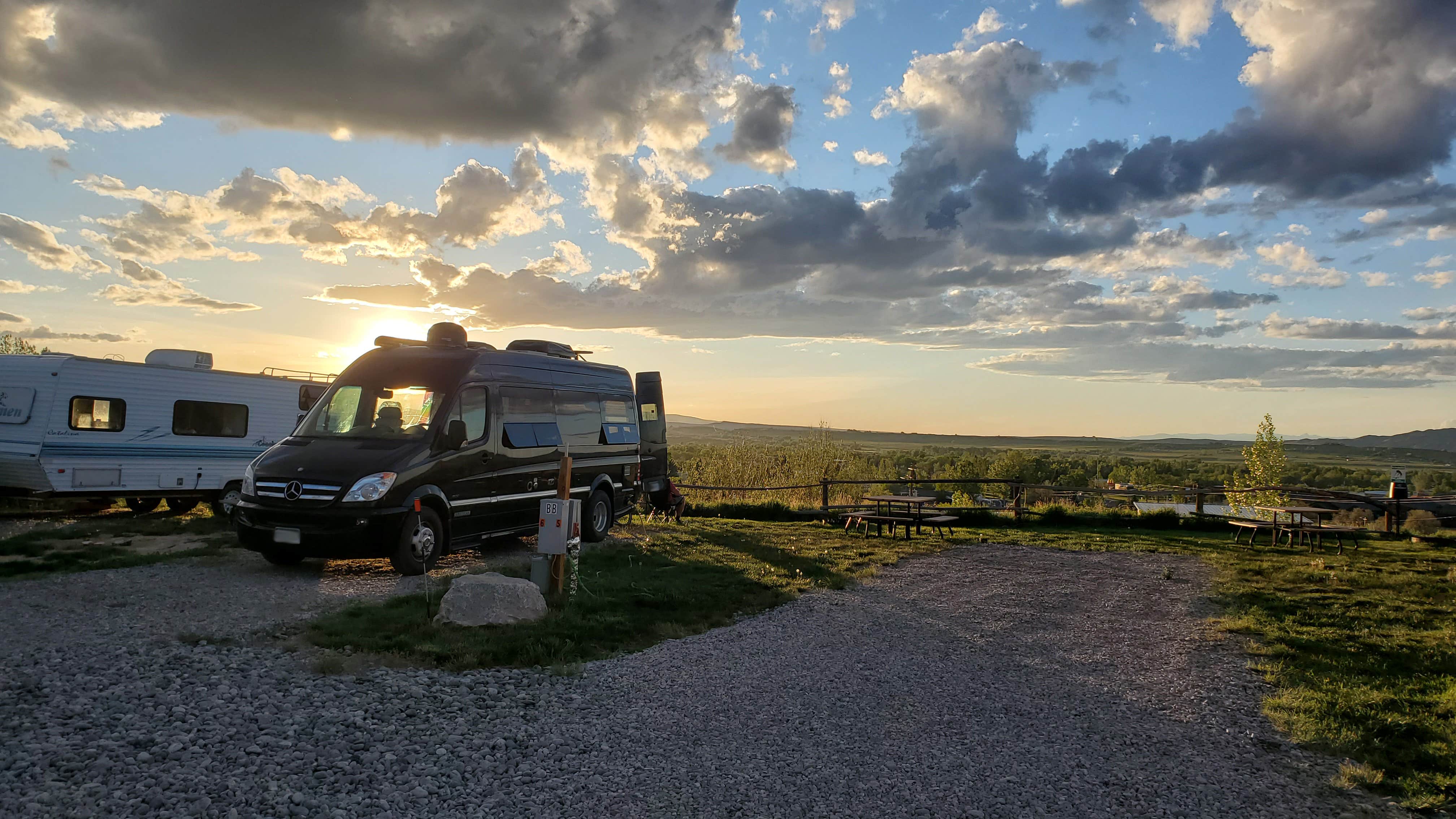 Camper-submitted photo at Sleeping Bear RV Park & Campground near Lander, WY