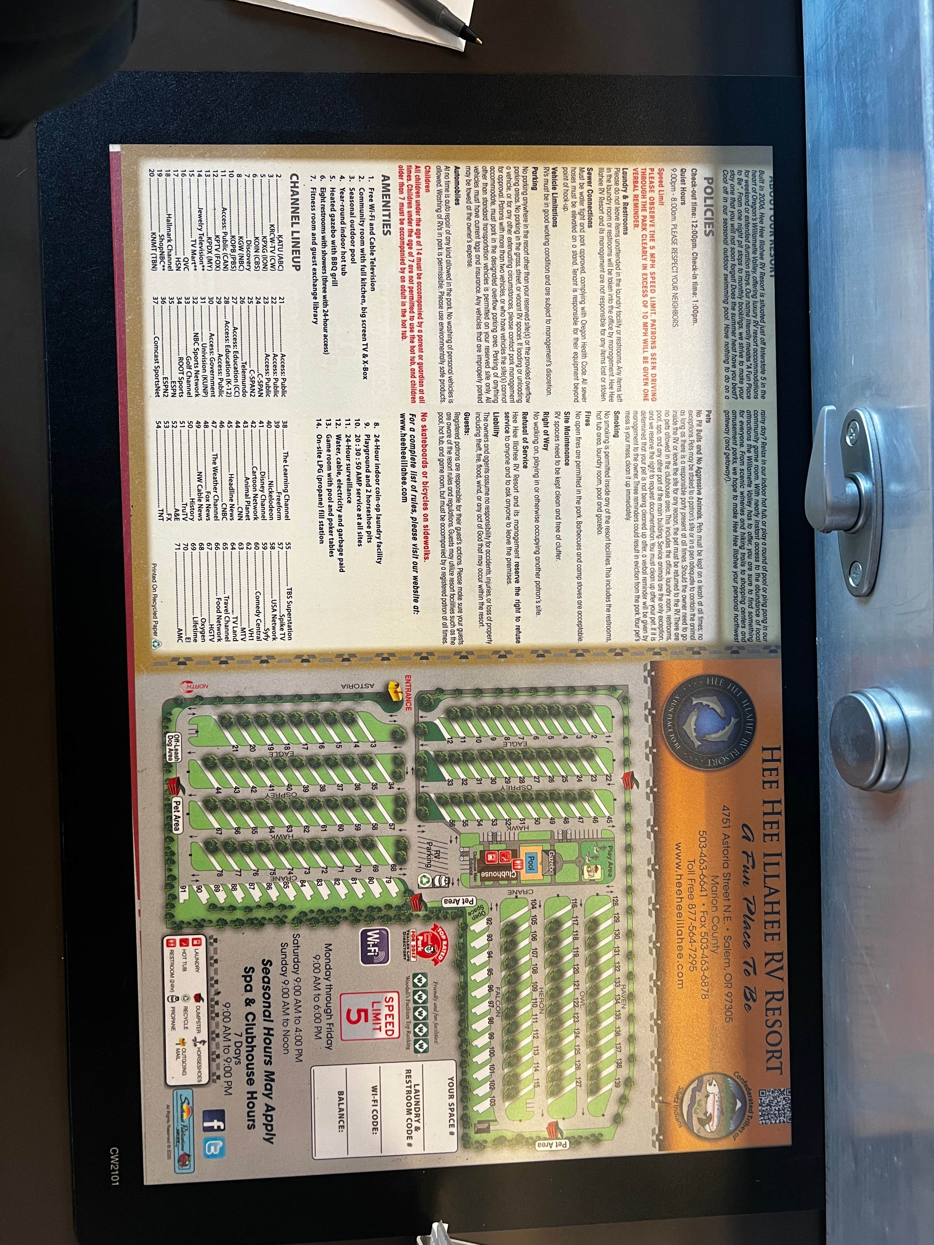 Camper-submitted photo at Hee Hee Illahee RV Resort near Adair Village, OR