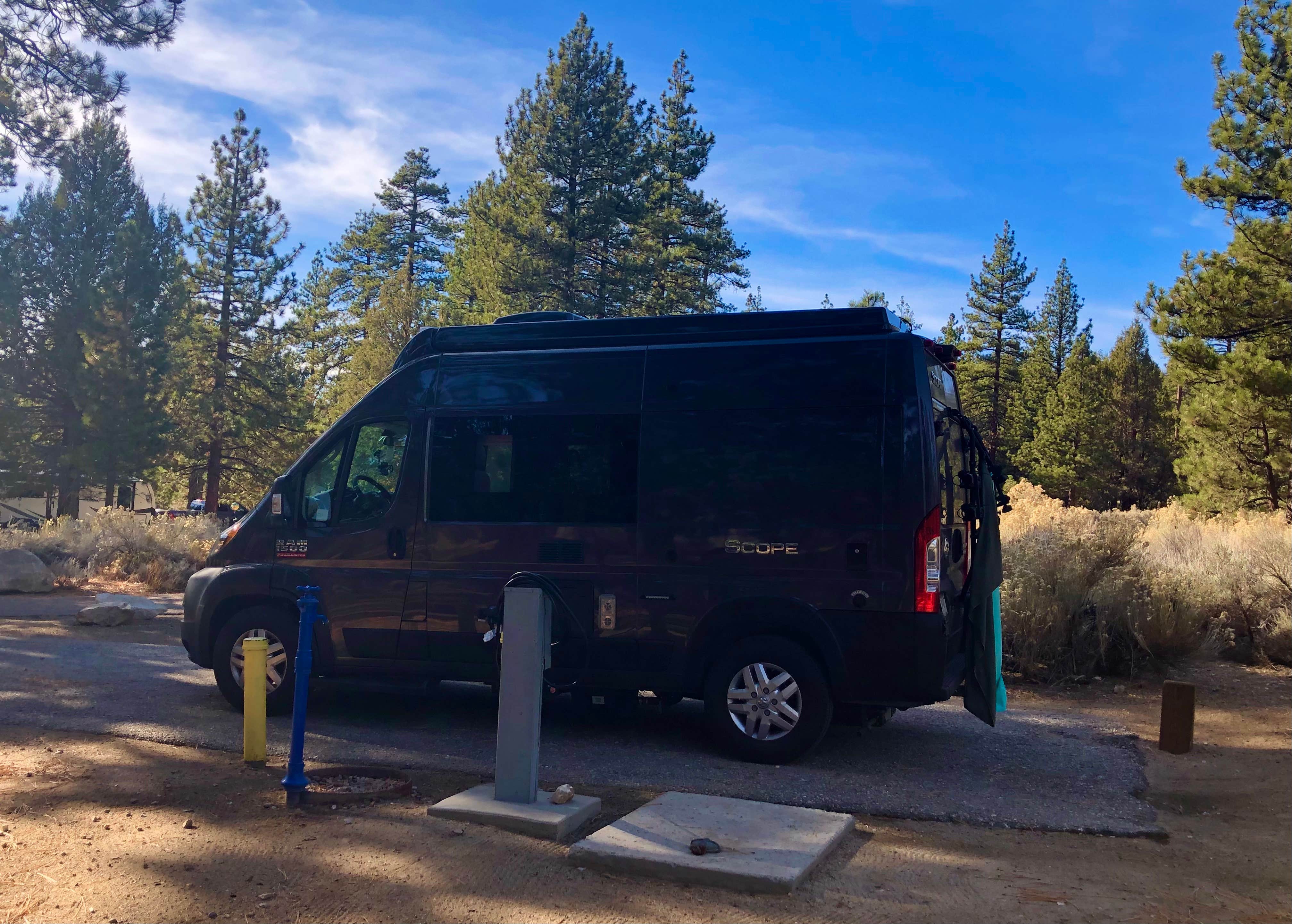 Jamie C.'s photo of rv camping at Serrano near Running Springs, CA