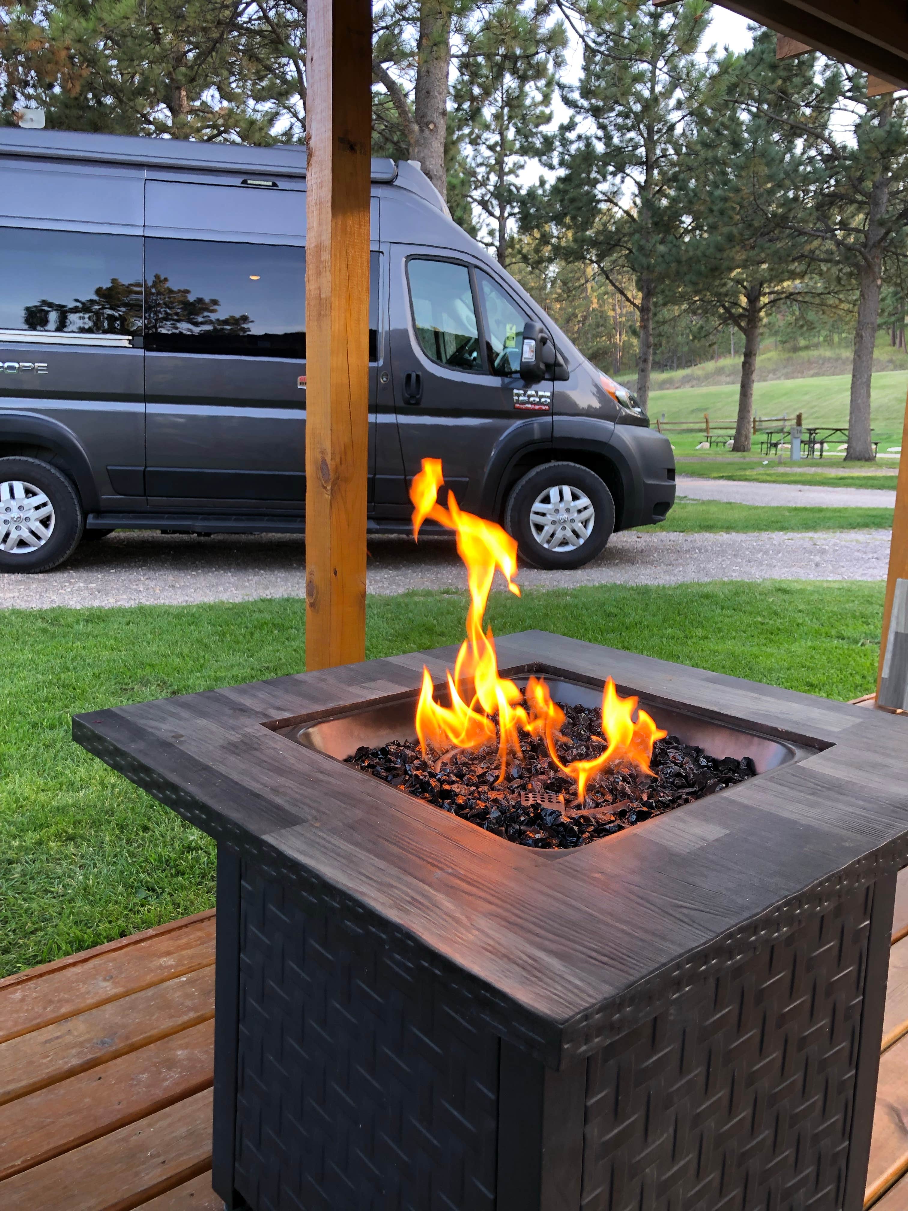 Jamie C.'s photo of rv camping at Larsson’s Crooked Creek RV Resort near Keystone, SD