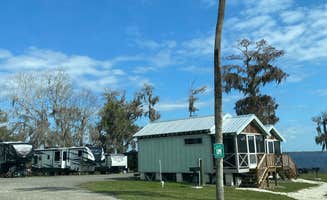 Stuart K.'s photo of camping with pets at Crescent Fish Camp, RV Resort & Marina | Outdoor Adventure Retreats near Ocala National Forest