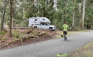 L & J L.'s photo of camping with pets at Camano Island State Park Campground near Stanwood, WA
