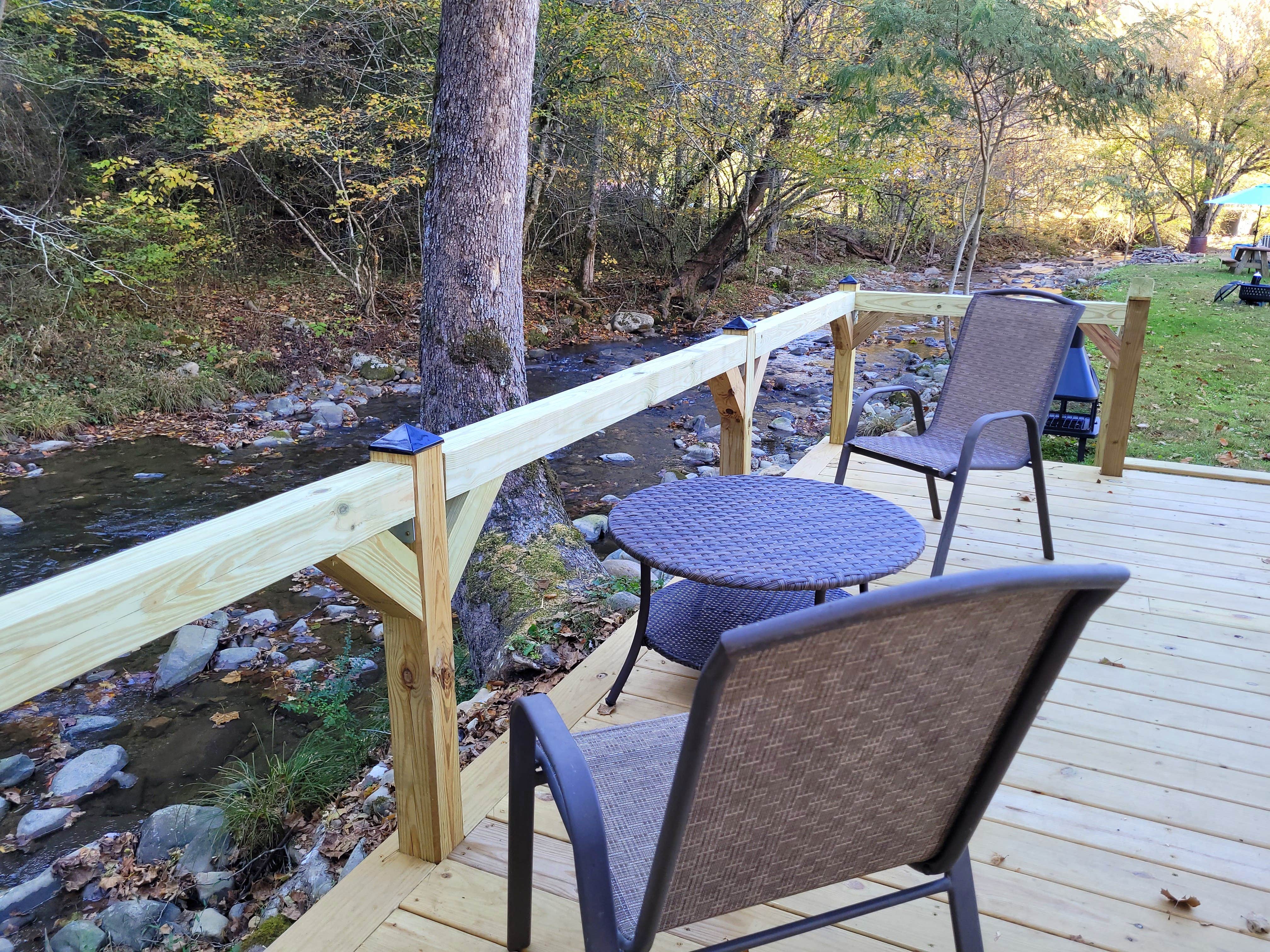 Camper-submitted photo at Creekside Stayz Glamping and camping in the Smokies near Del Rio, TN