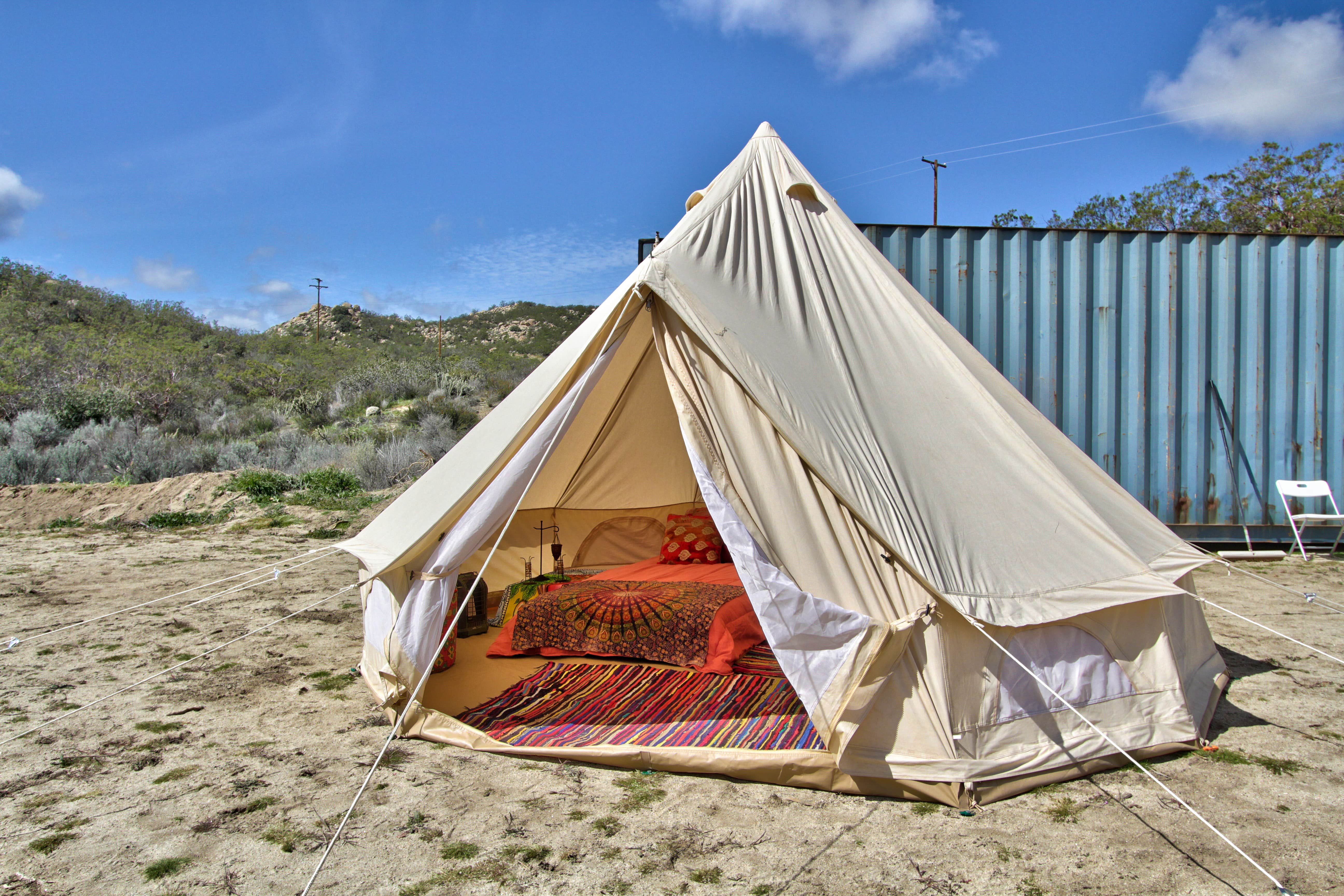 Branch Out Glamping's photo of tent camping at Glampifi near Lake Elsinore, CA