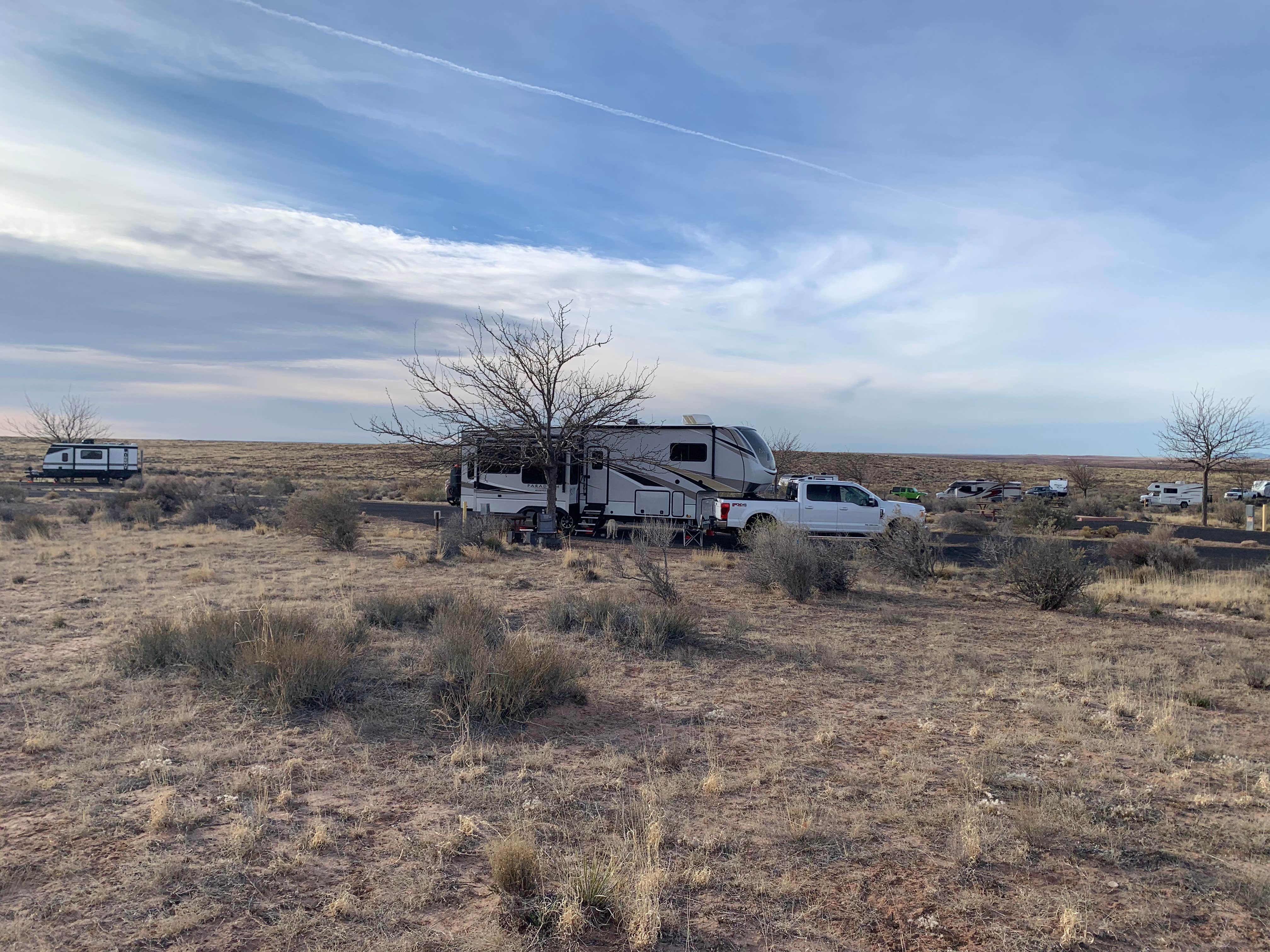 Kellie's photo of rv camping at Homolovi State Park Campground near Winslow, AZ