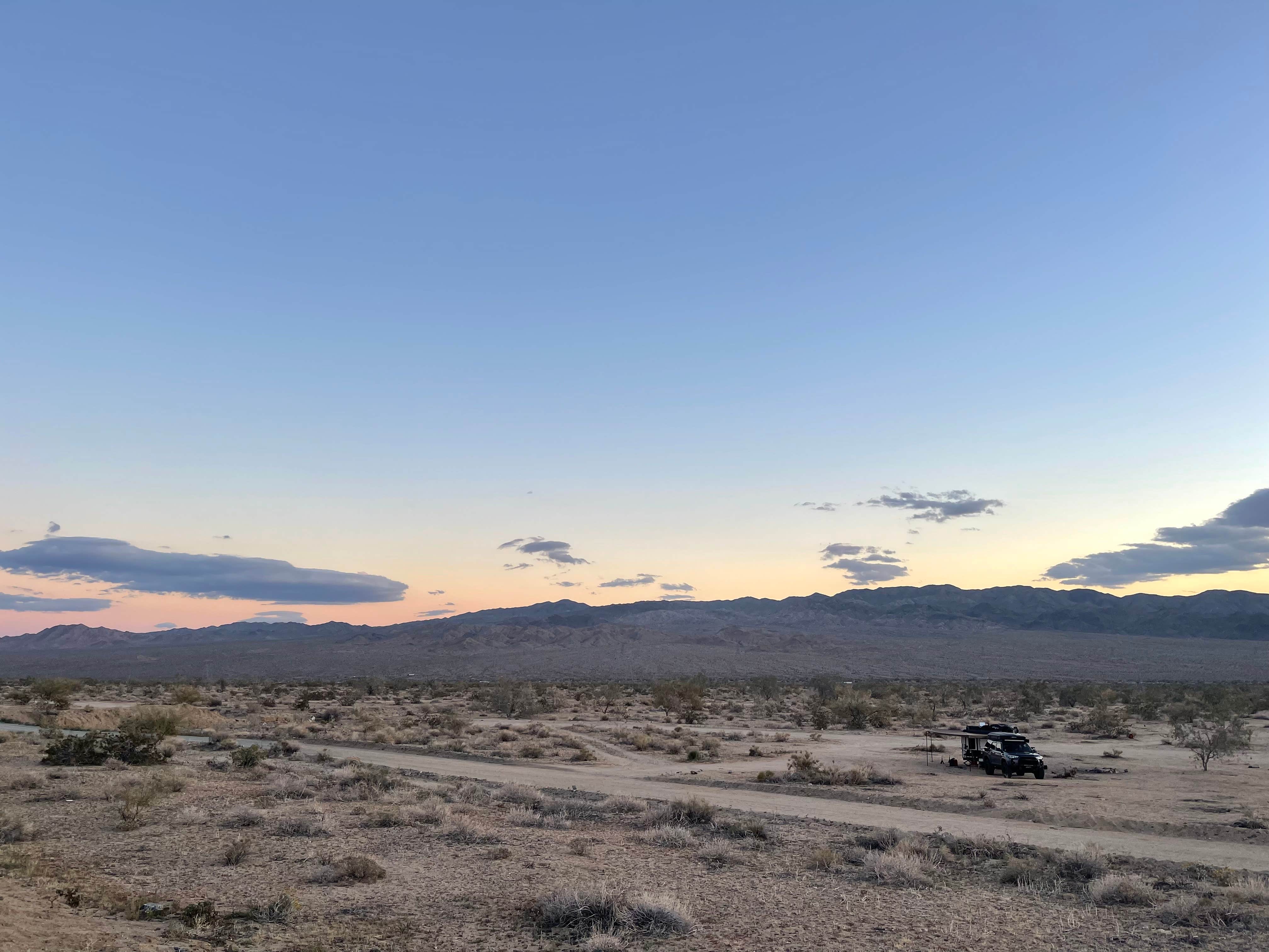 Matt J.'s photo of a dispersed camping area at Joshua Tree South - BLM Dispersed near Salton City, CA