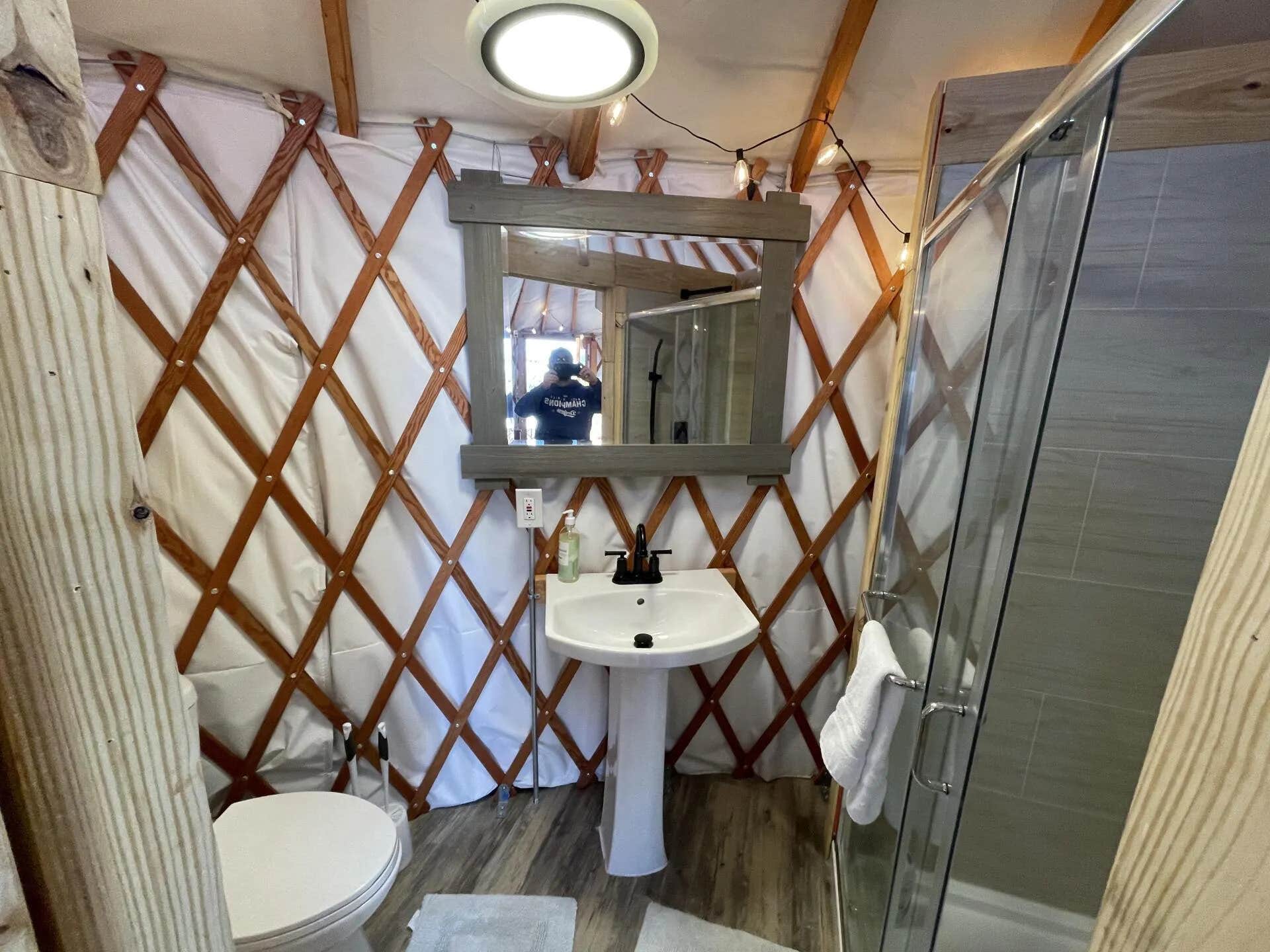 Camper-submitted photo at Cross Timbers Glamping Company near Graford, TX