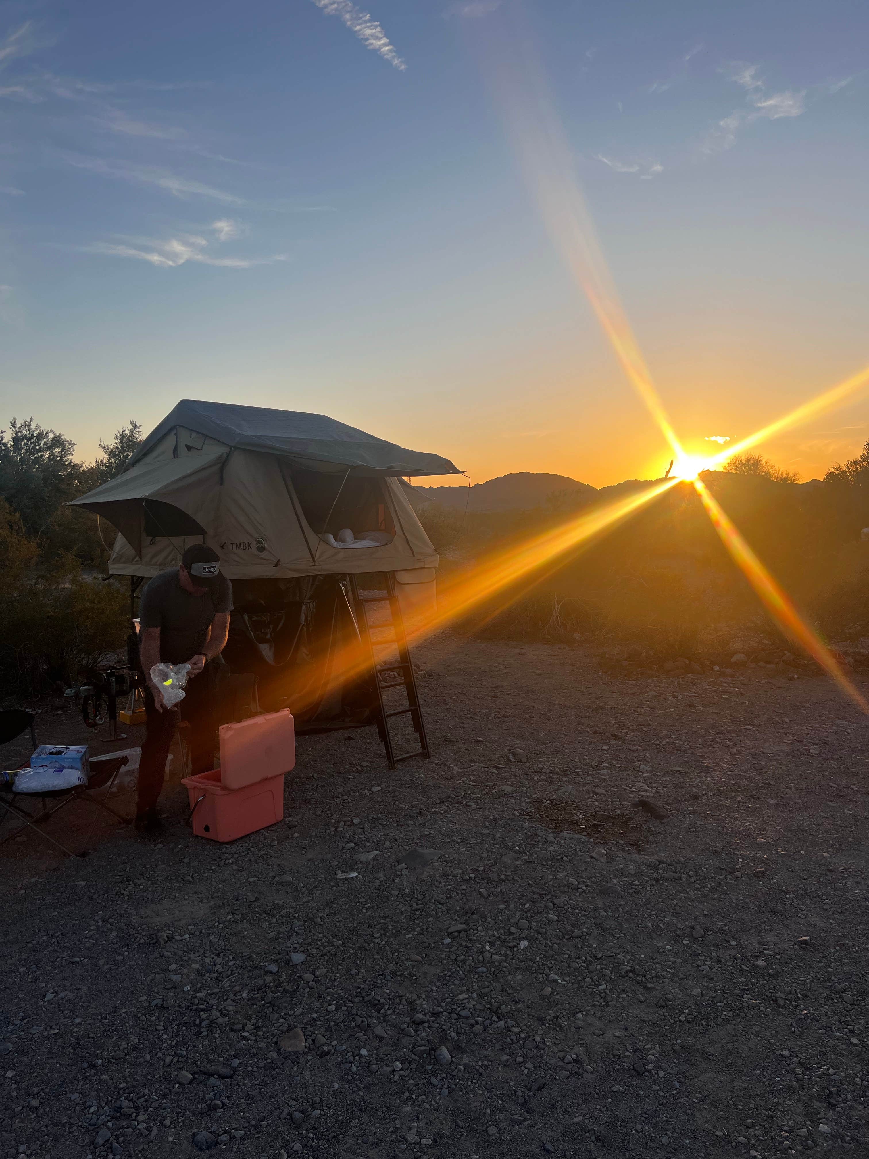 Stephanie & Ryan J.'s photo at Hi Jolly BLM Dispersed Camping Area near Salome, AZ