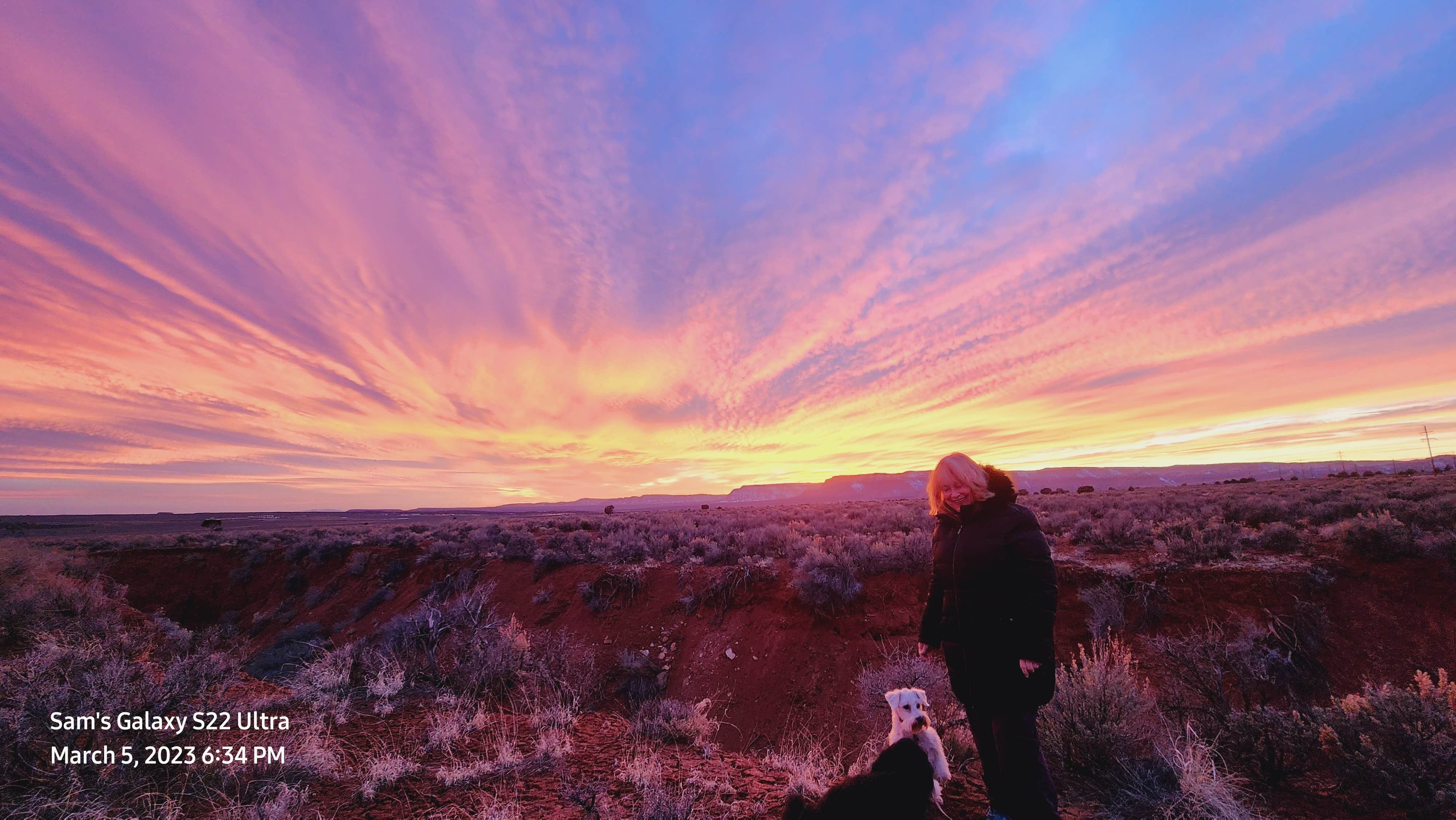 Sam C.'s photo of camping with pets at Dark Sky RV Park & Campground near Kanab, UT
