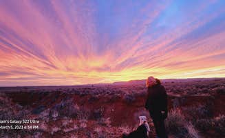 Sam C.'s photo of camping with pets at Dark Sky RV Park & Campground near Kanab, UT