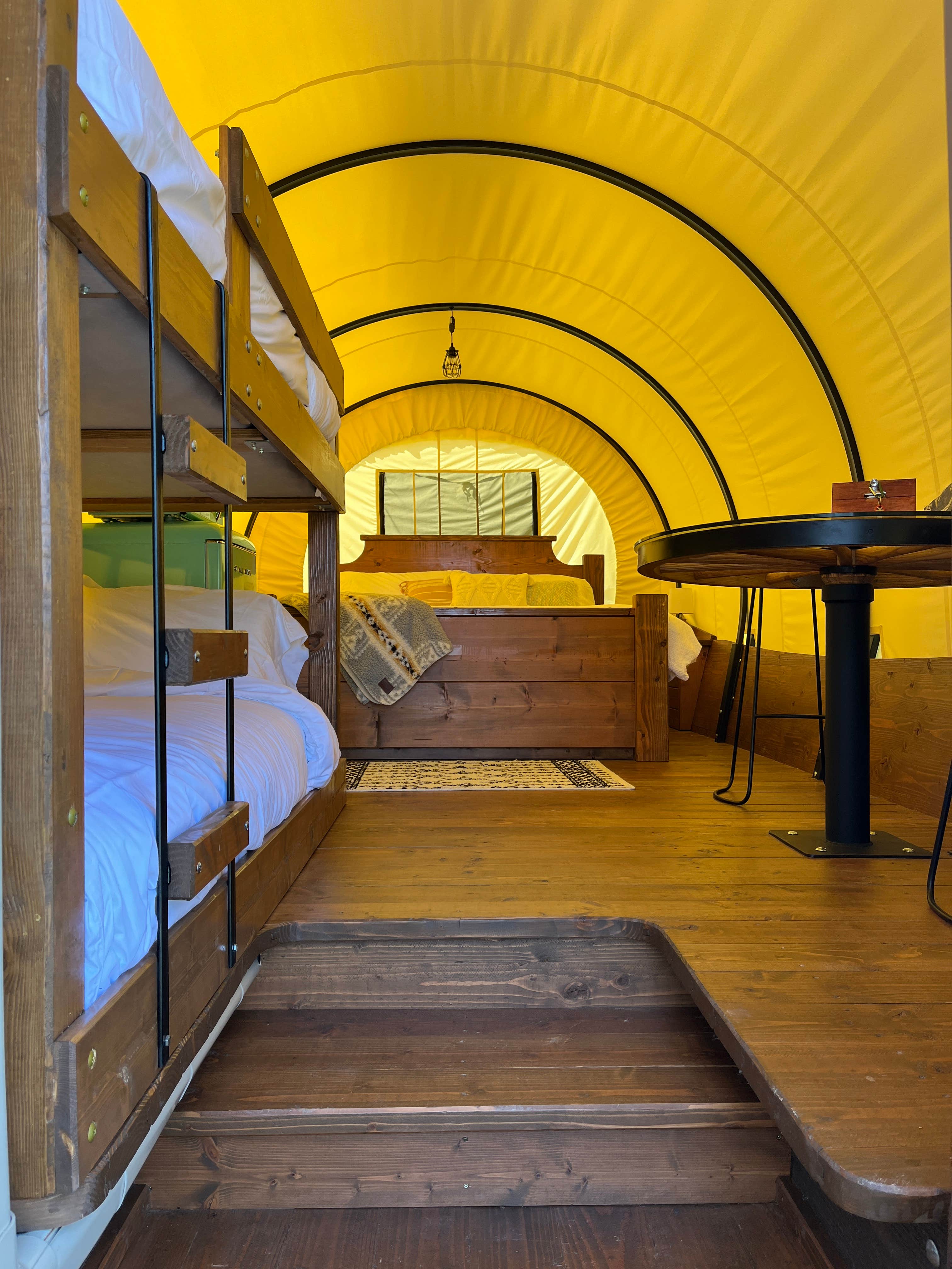 Megan S.'s photo of glamping accommodations at Cozy Heron Glamping near Garner, NC