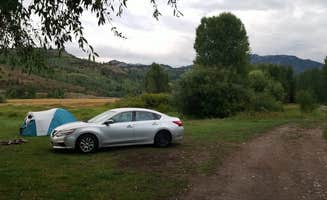 Chelsie B.'s photo of a dispersed camping area at Palisades Reservoir near Ammon, ID