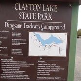 Review photo of Clayton Lake State Park Campground by Dave V., October 1, 2018