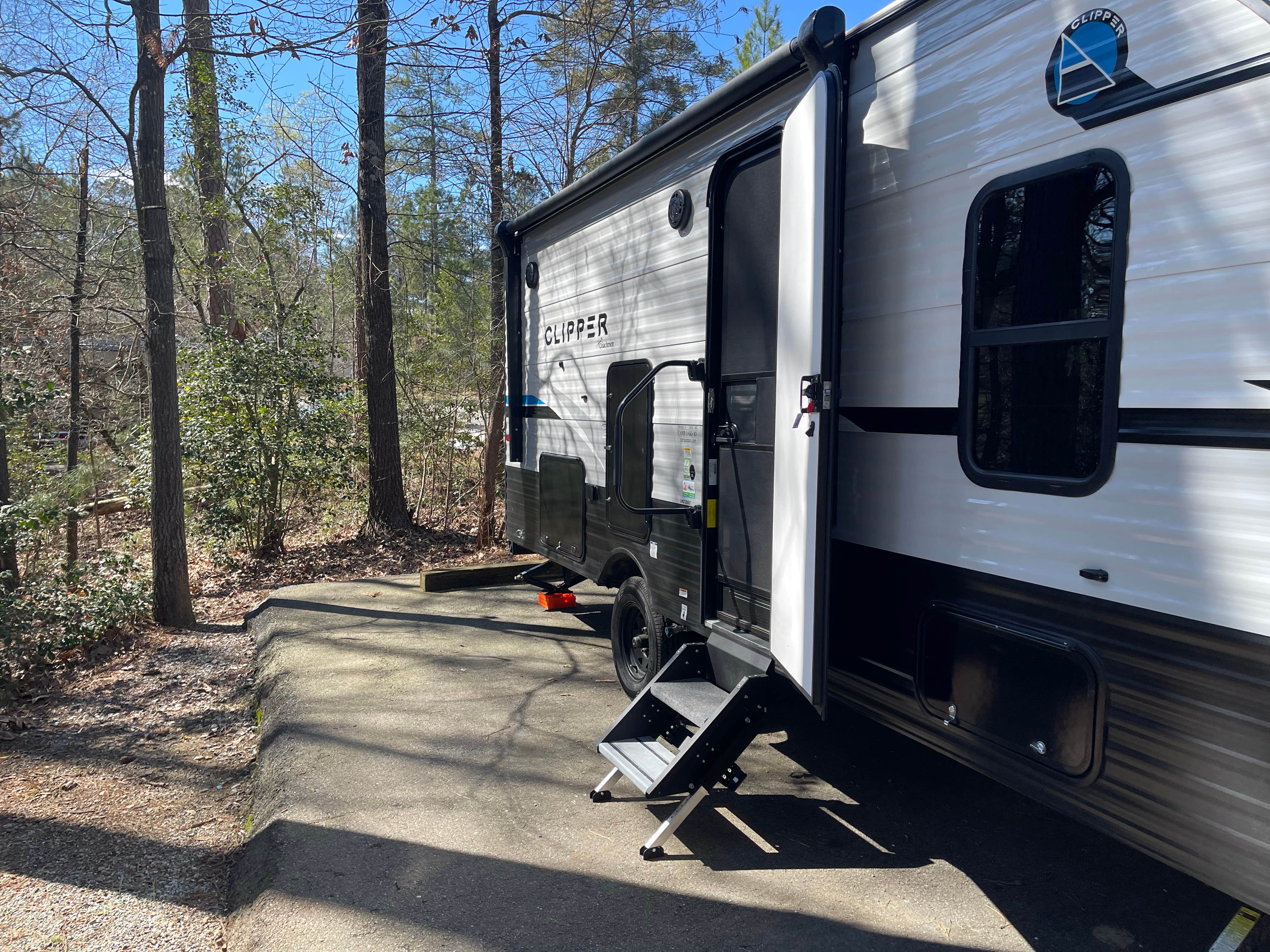 Brett D.'s photo of rv camping at Don Carter State Park Campground near Auburn, GA