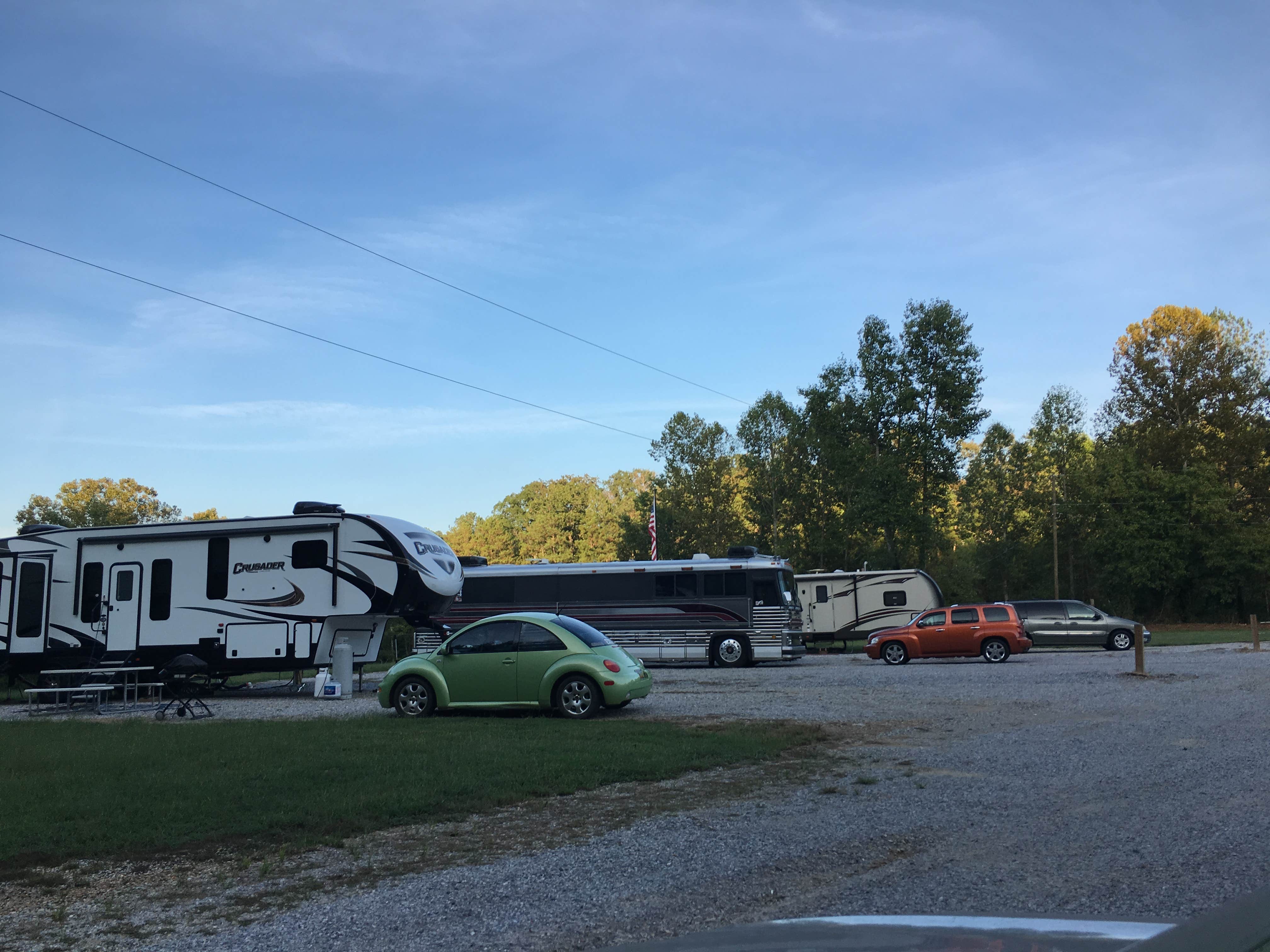 Asher K.'s photo of rv camping at Scenic Drive RV Park and Campground near Cave Spring, GA