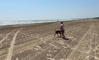 don D.'s photo of camping with pets at Quintana Beach County Park near Galveston, TX