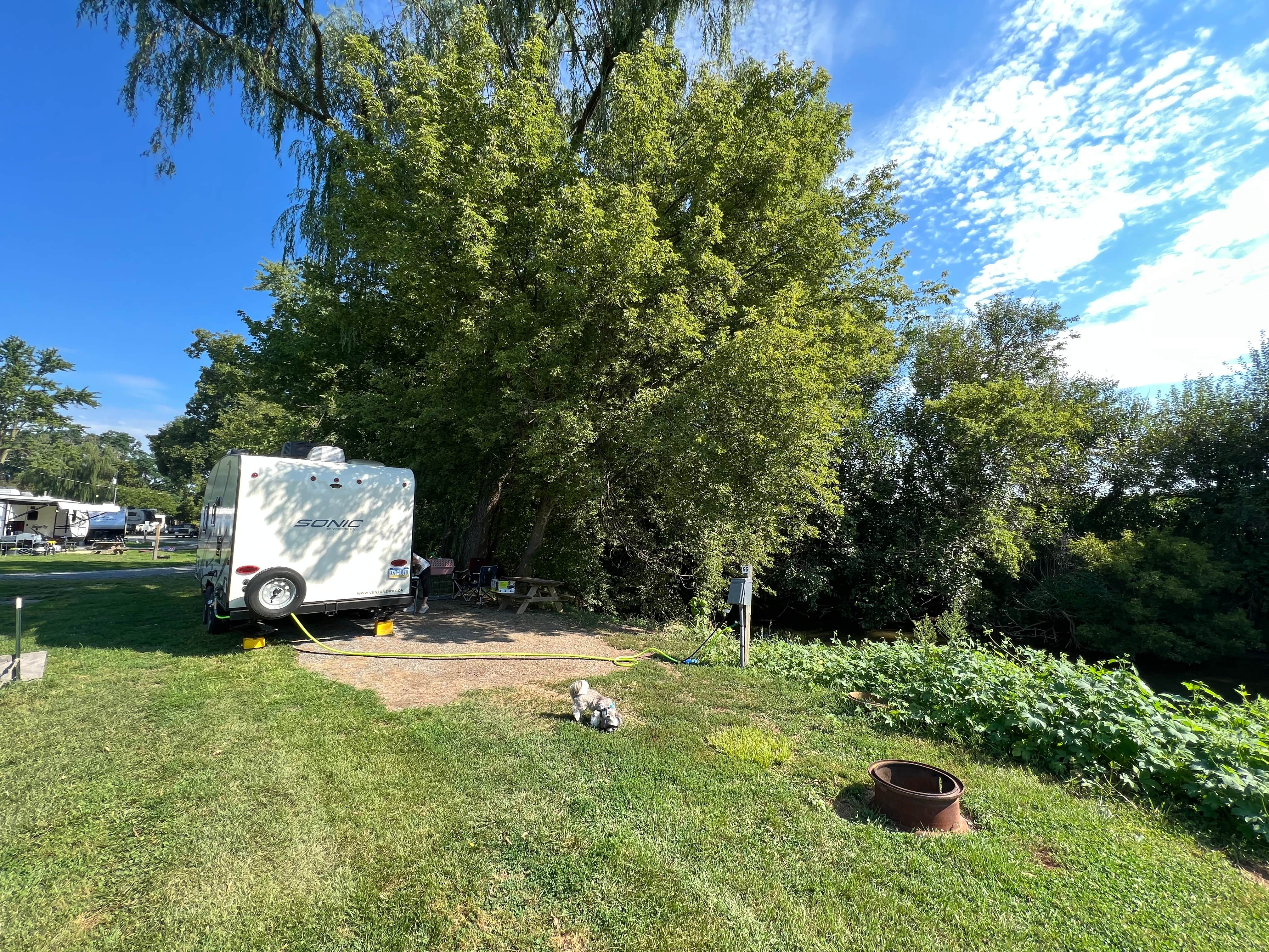 Stephen W.'s photo of camping with pets at Mill Bridge Village & Camp Resort near Ephrata, PA