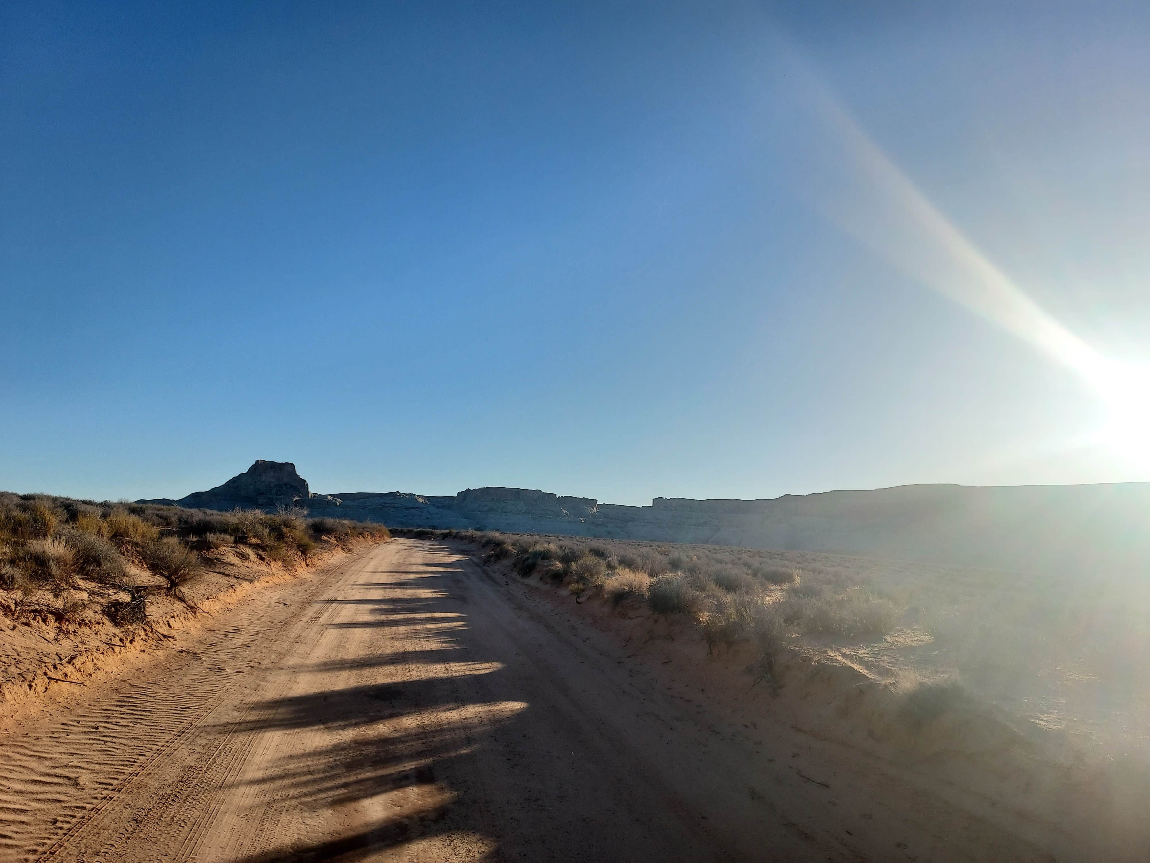 Noah E.'s photo of a dispersed camping area at State Line Spot Dispersed Camping — Glen Canyon National Recreation Area near Page, AZ
