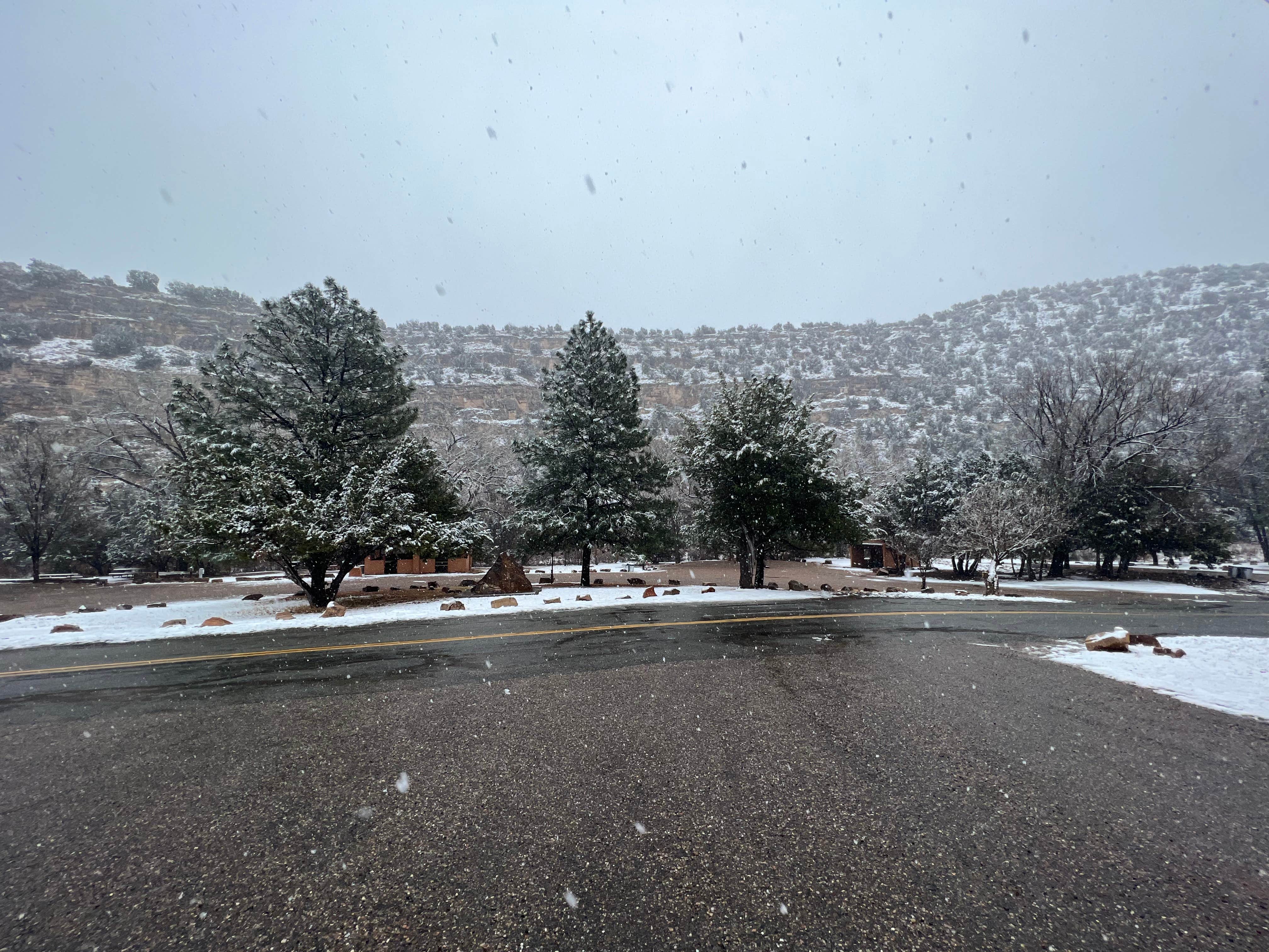 Neil T.'s photo of camping with pets at Villanueva State Park Campground near Santa Rosa, NM