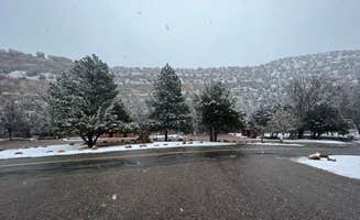 Neil T.'s photo of camping with pets at Villanueva State Park Campground near Pinos Altos, NM