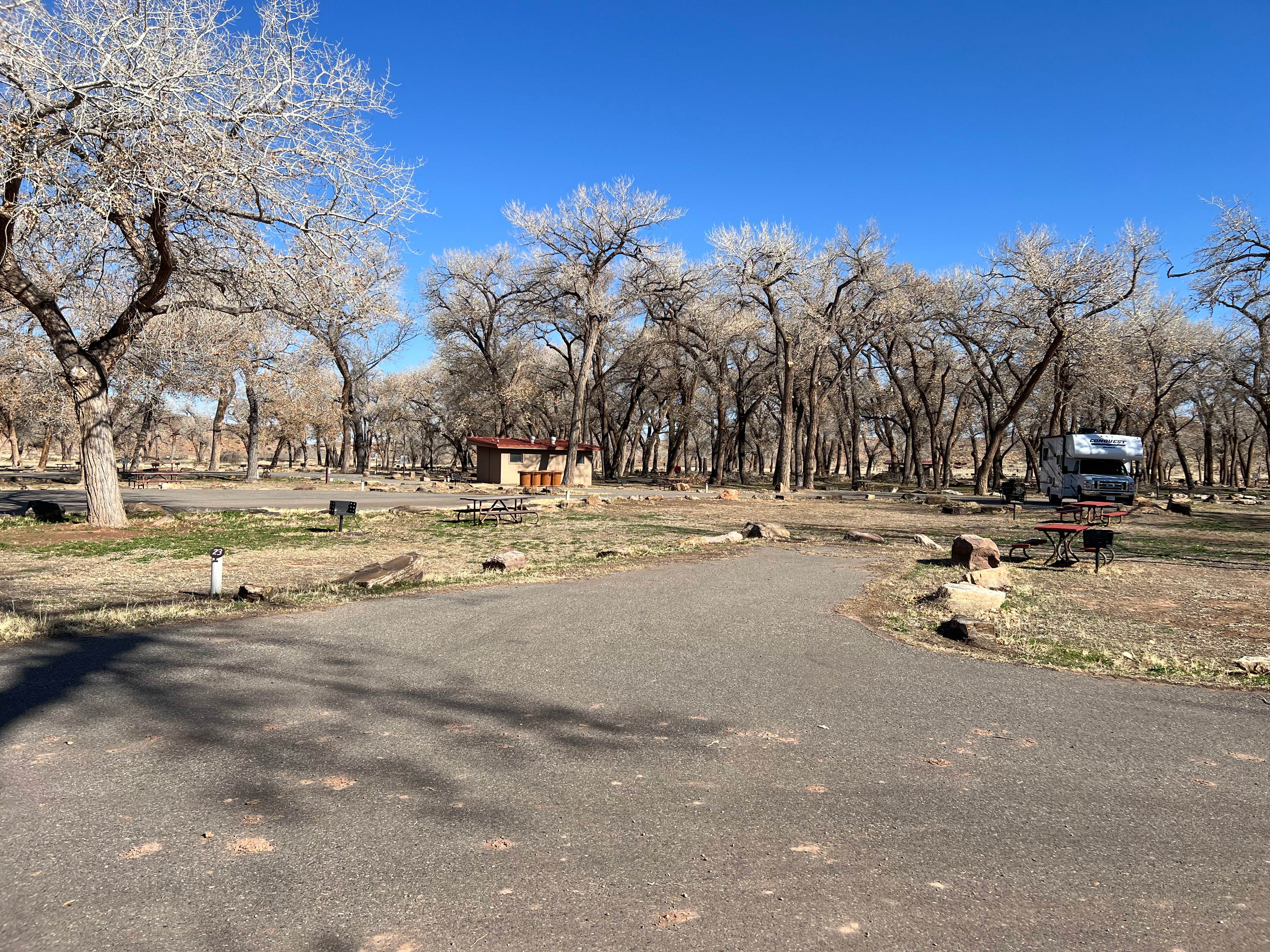 Neil T.'s photo of camping with pets at Cottonwood Campground near Canyon De Chelly National Monument